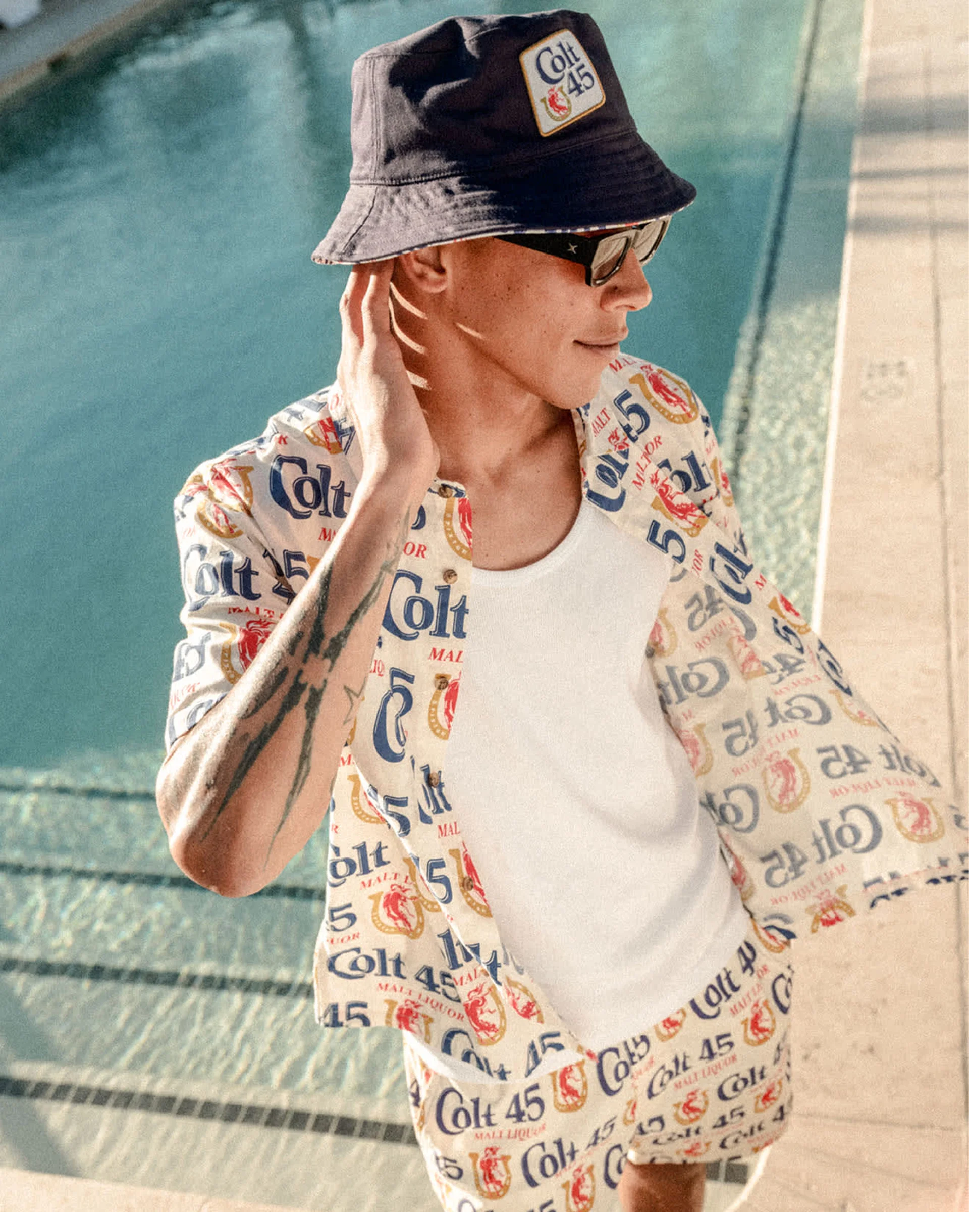 Colt 45 x Brixton S/S Shirt - Multi - Image 8