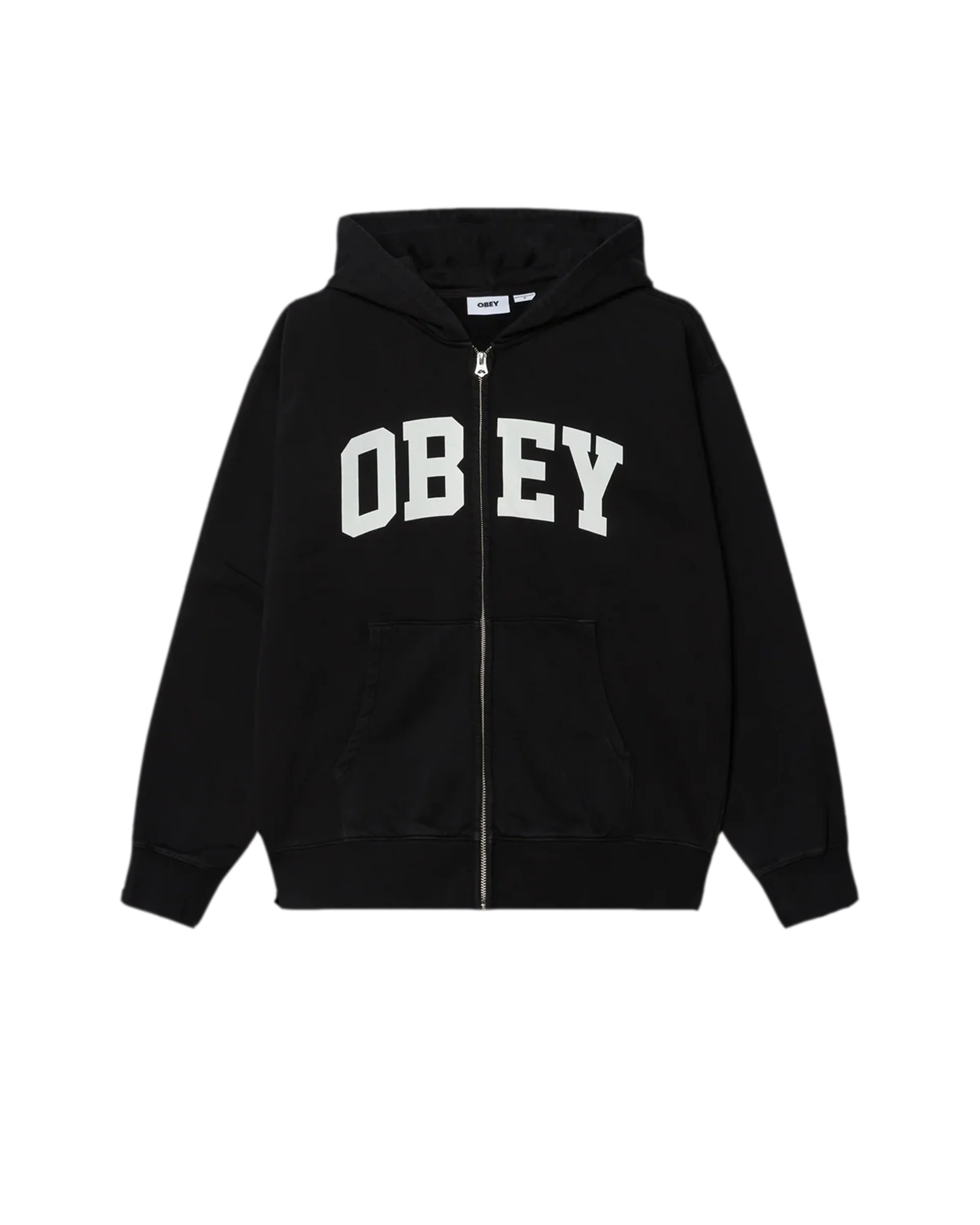 Control Faded Zip Hoodie - Digital Black Faded Wash