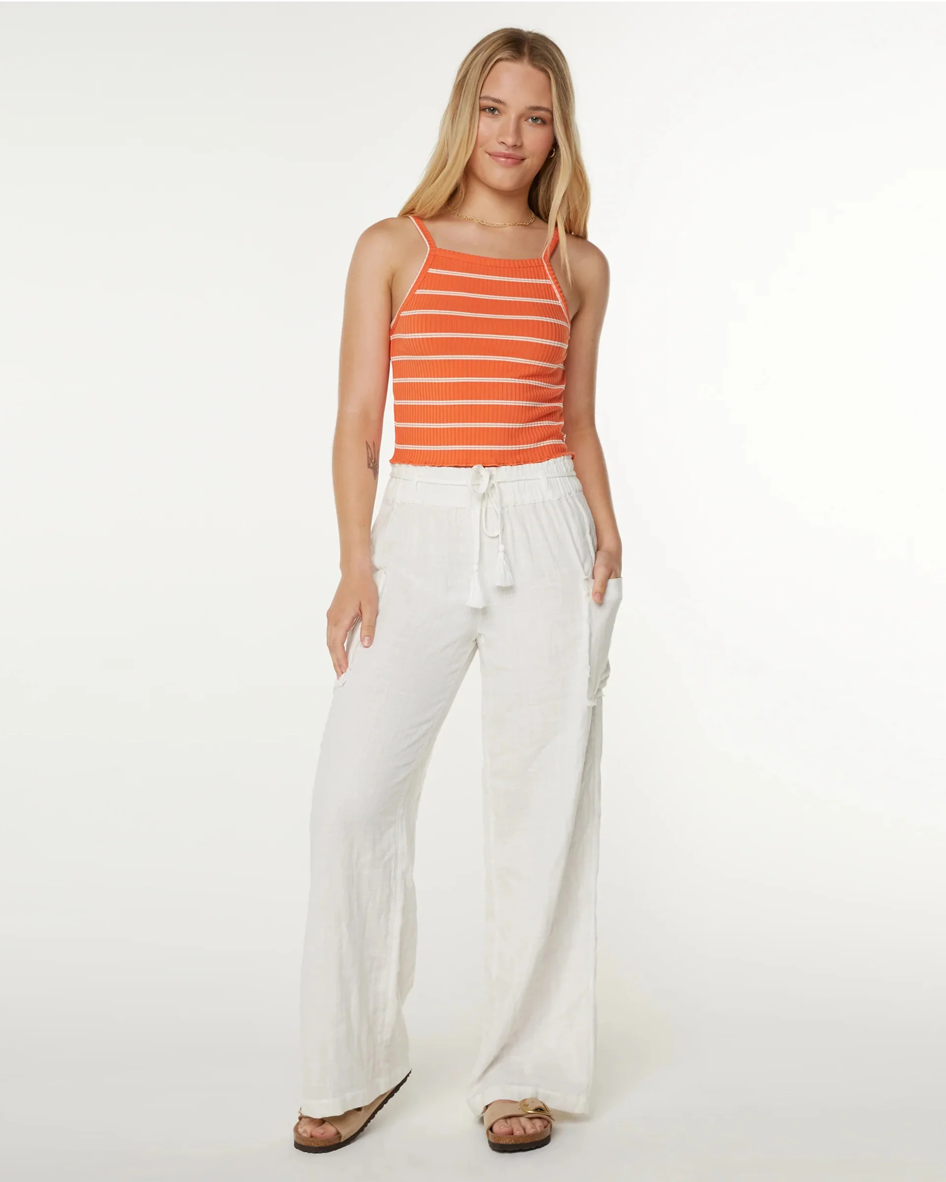 Cool Sunsetz Top - Tigerlily Sailing Stripe - Image 6
