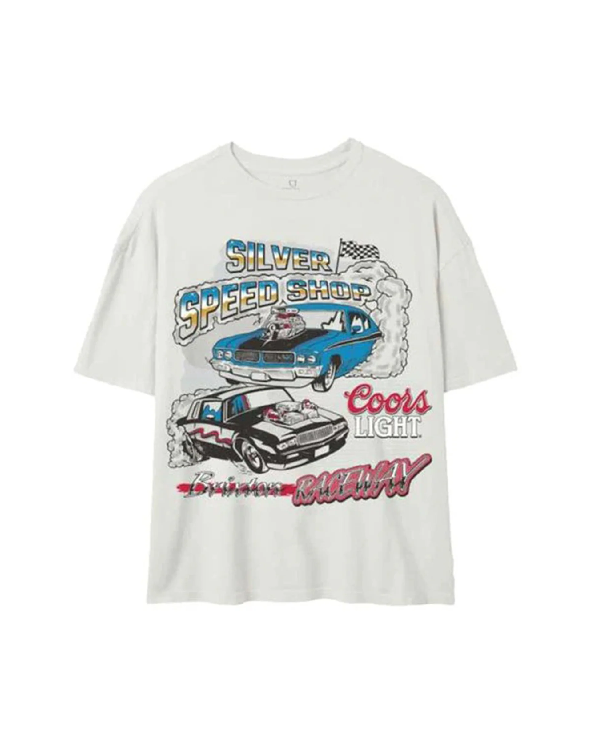 Coors Light Raceway Boyfriend S/S T-Shirt - White