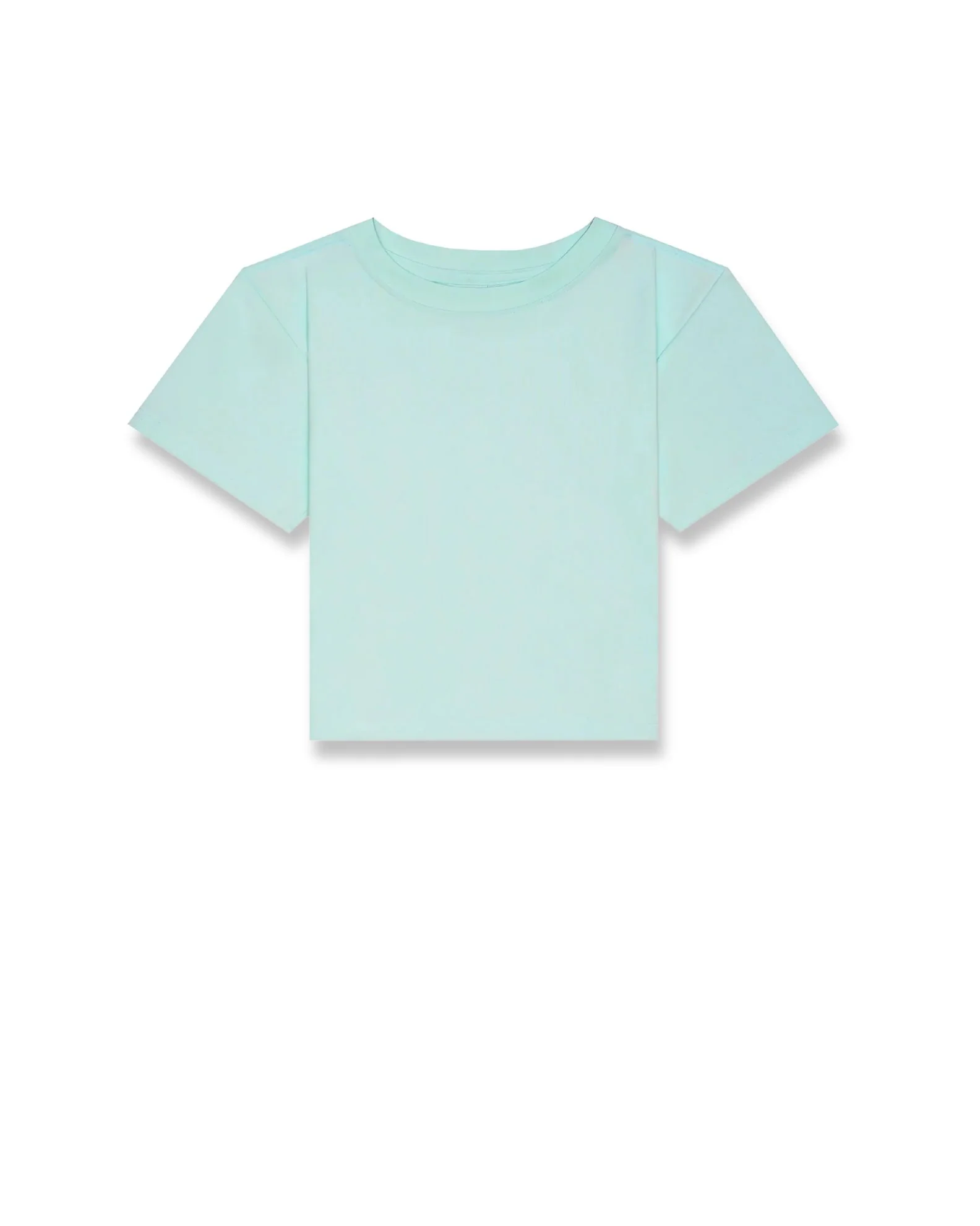 Core Fit Crop S/S Tee - Mint - Image 4