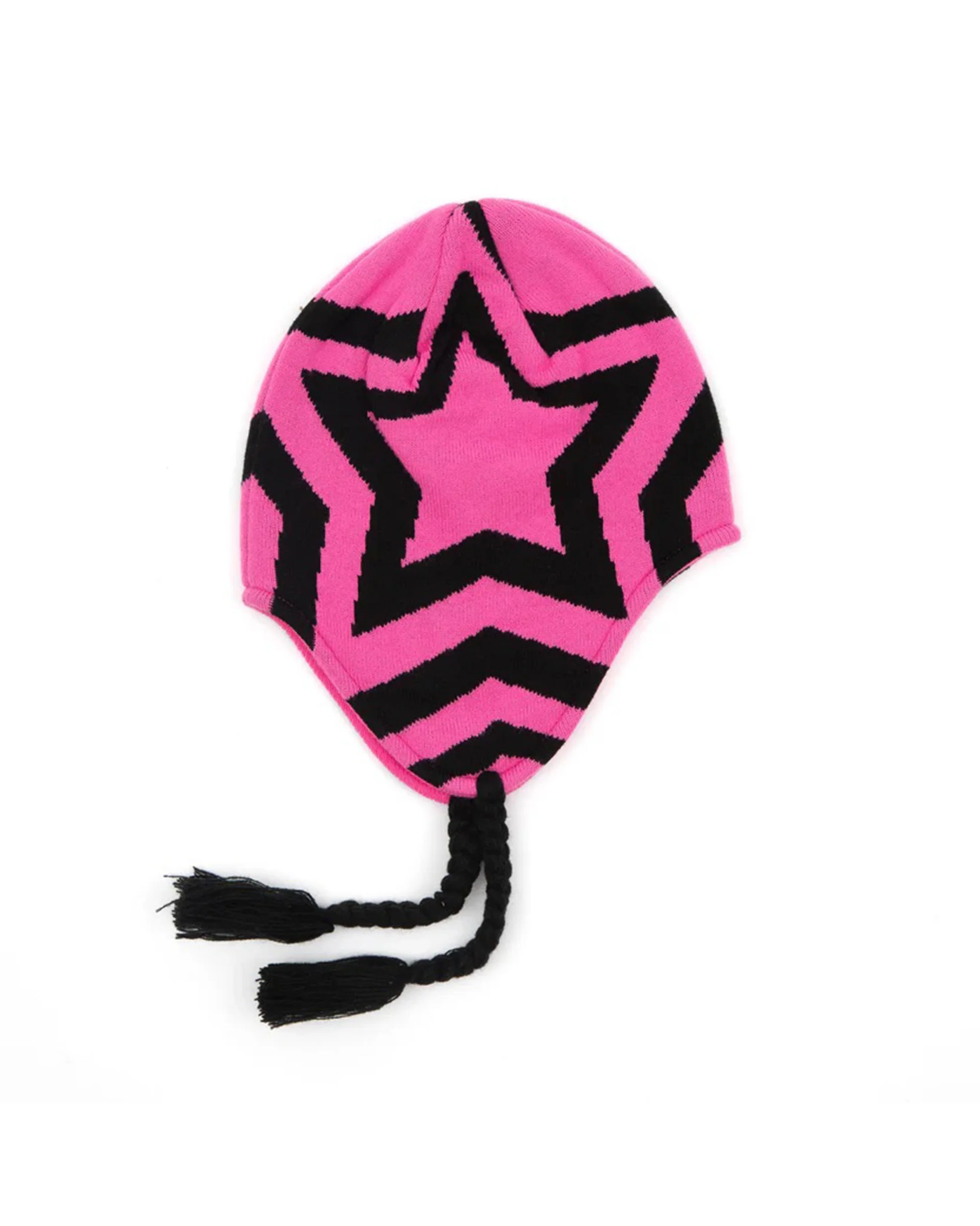 Cosmos Ear Flap Beanie - Pink - Image 2
