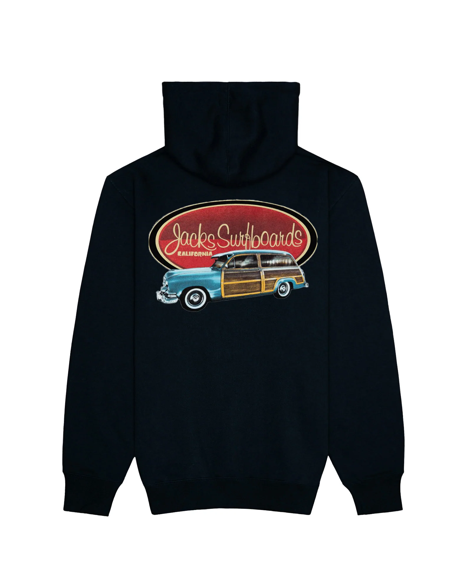 Country Squire Classic Pullover Hoodie - Black