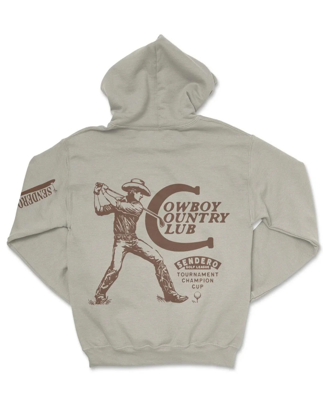 Cowboy Country Club Hoodie - Sand
