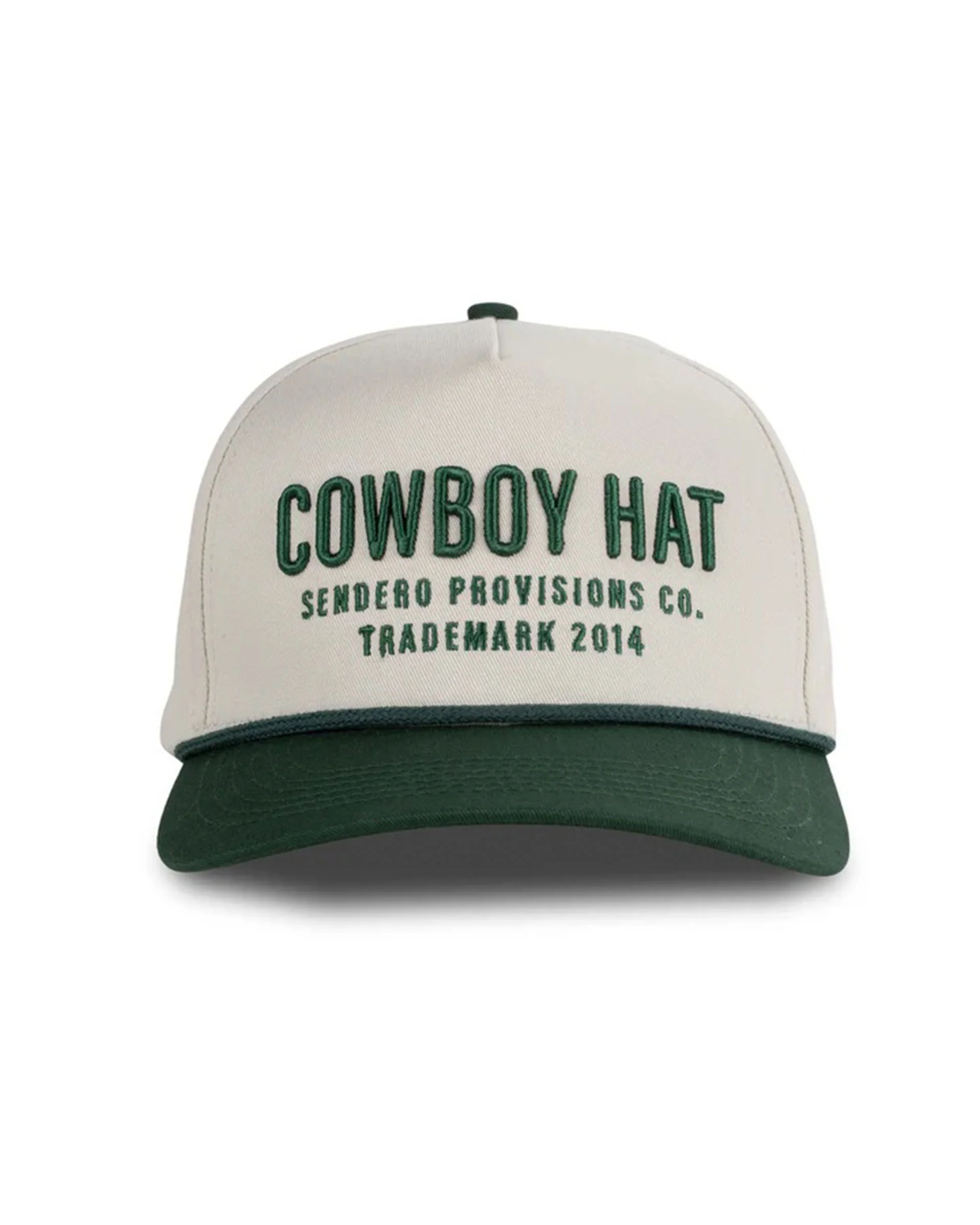 Cowboy Hat - Cream/Green - Image 5