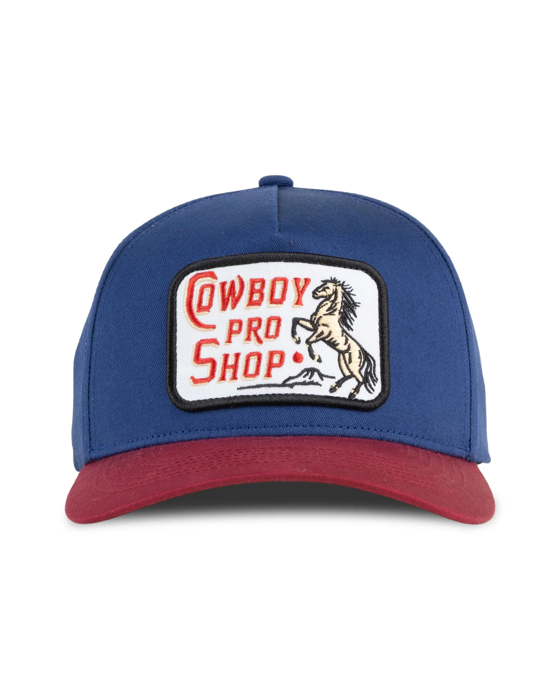 Cowboy Pro Shop Hat - Red/Navy - Image 3