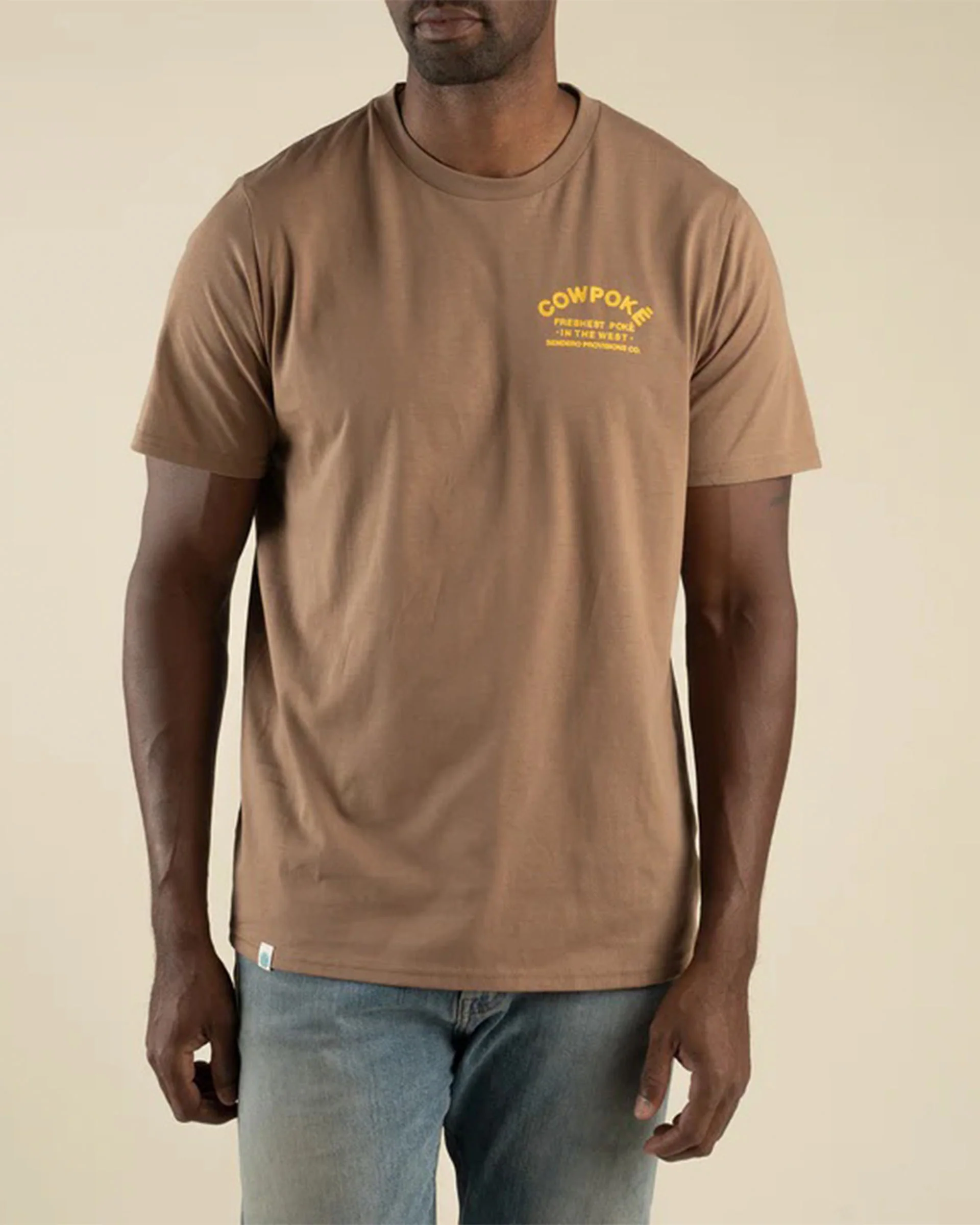 Cowpoke S/S T-Shirt - Light Brown - Image 3