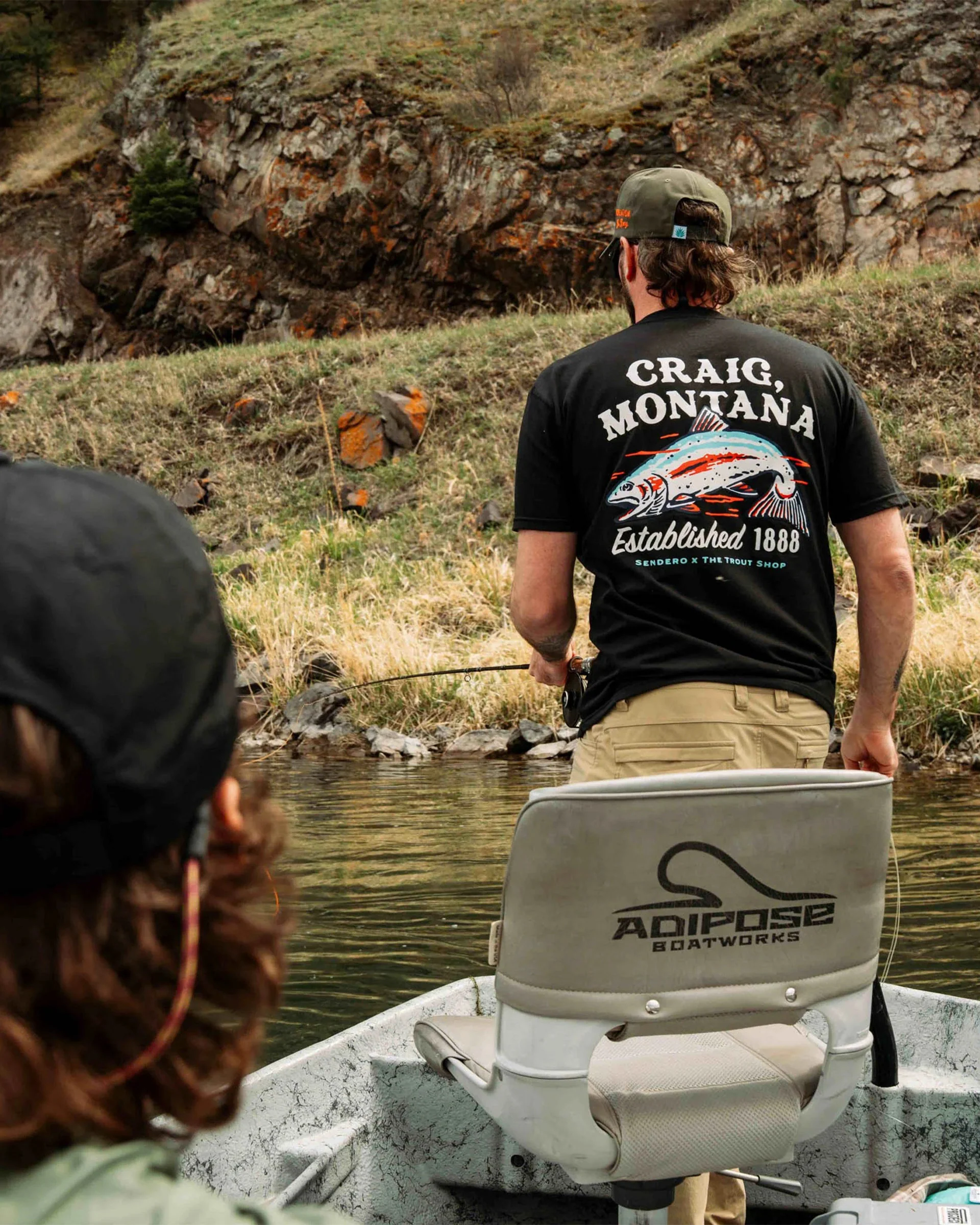 Craig, Montana S/S T-Shirt - Black - Image 2