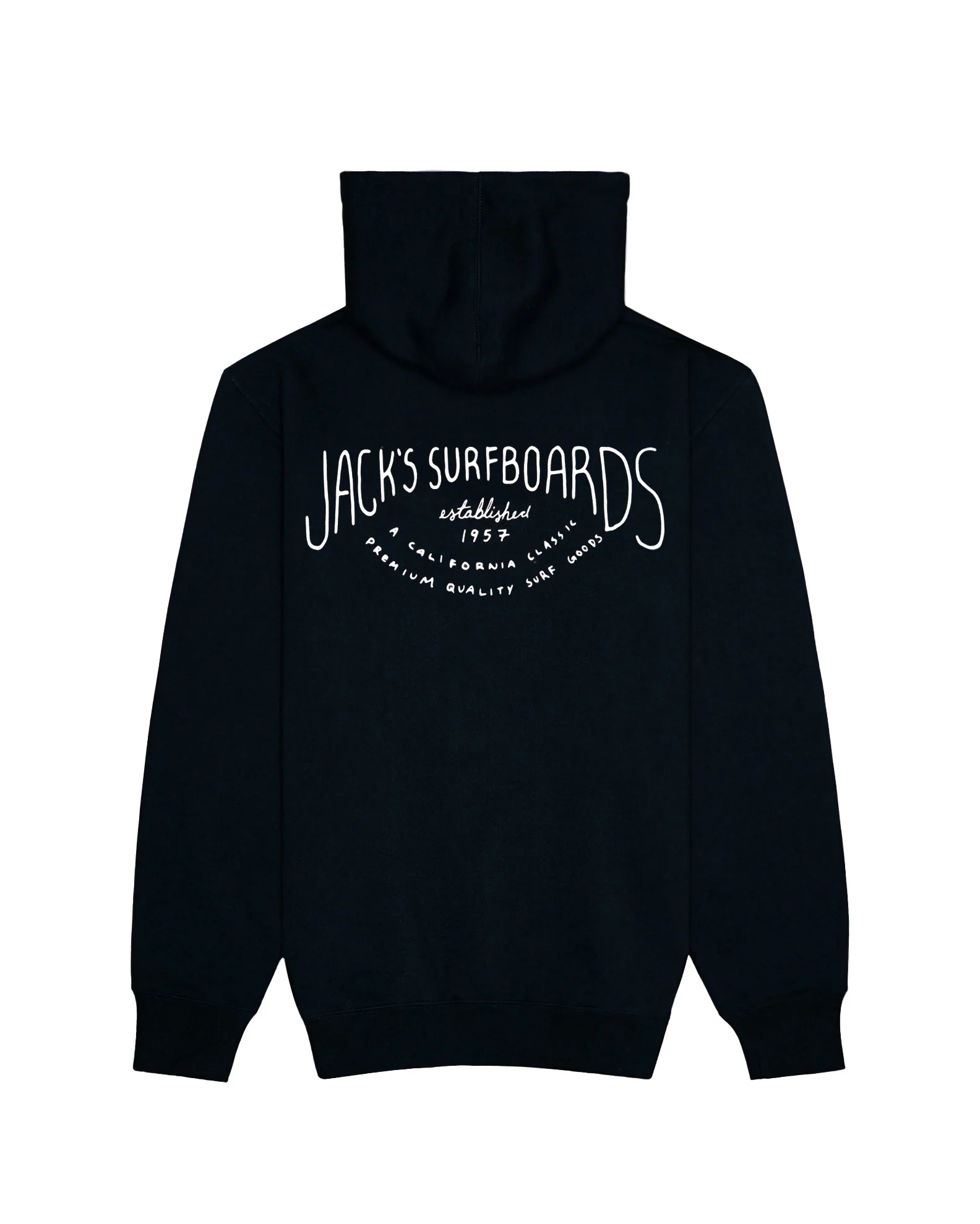 Crescent Classic Pullover Hoodie - Black
