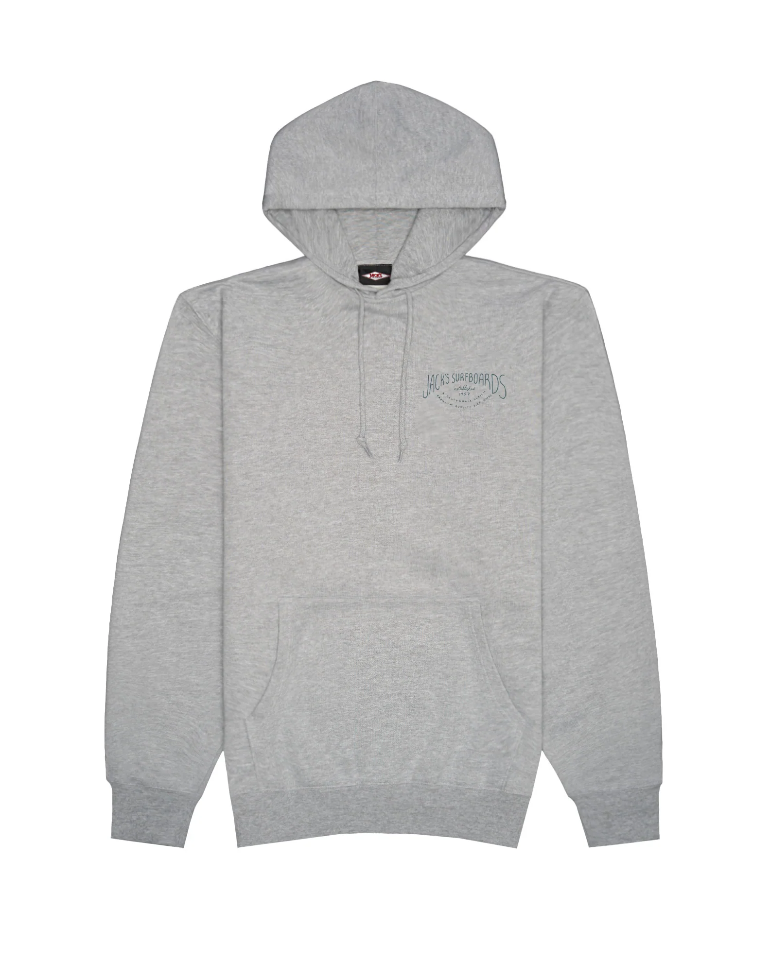Crescent Classic Pullover Hoodie - Heather Grey - Image 2