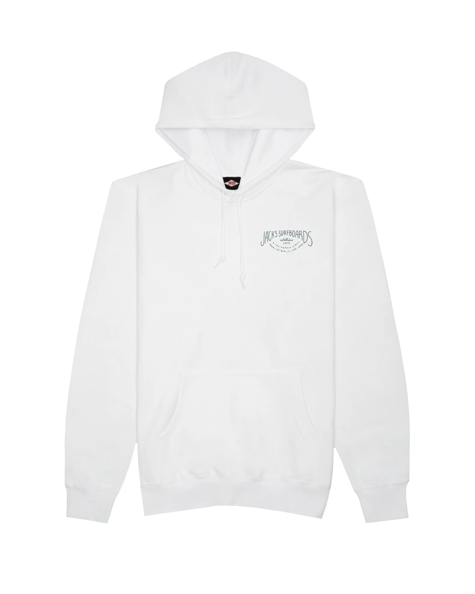 Crescent Classic Pullover Hoodie - White - Image 2