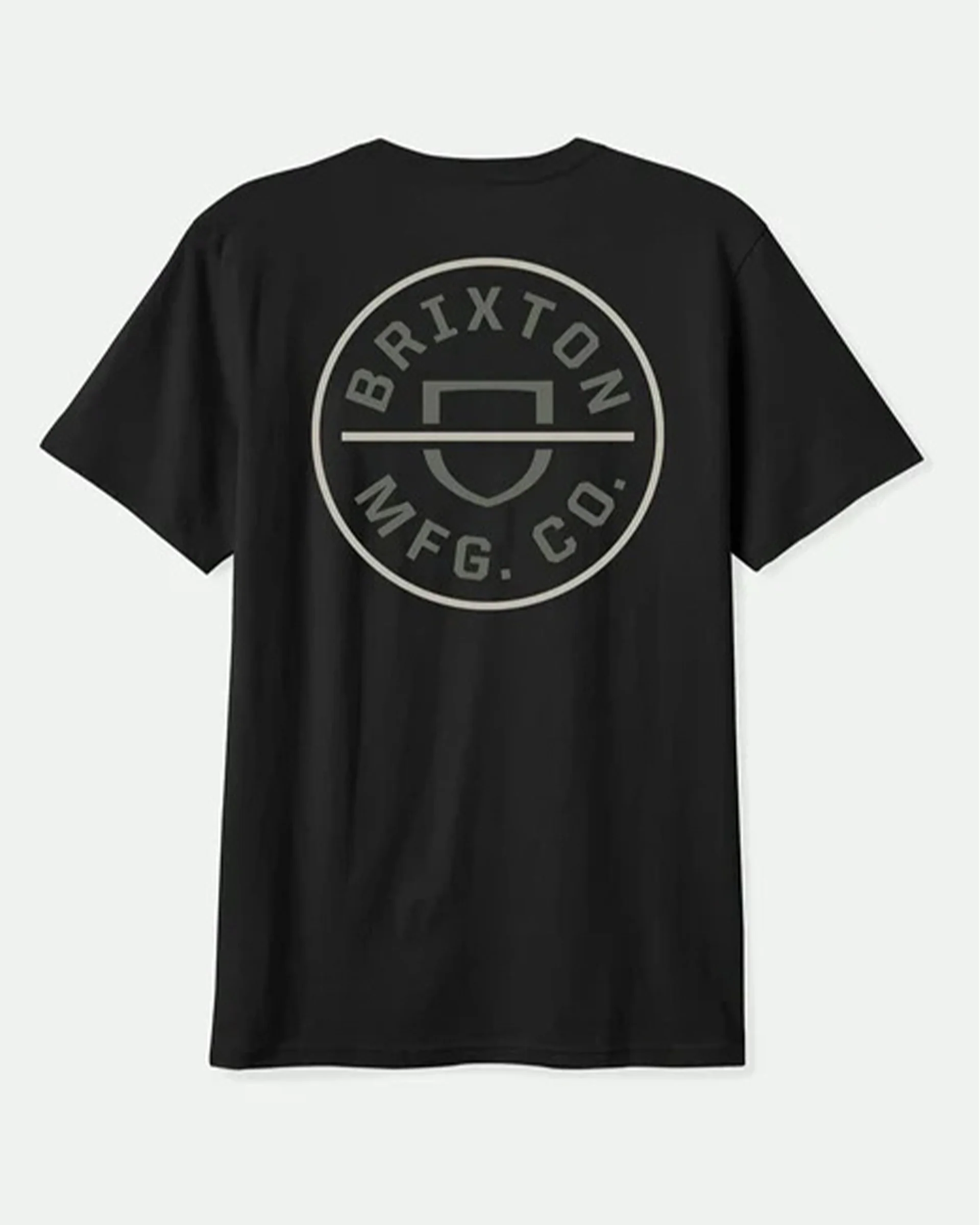 Crest II S/S T-Shirt - Black/Dark Sage/Warm Grey