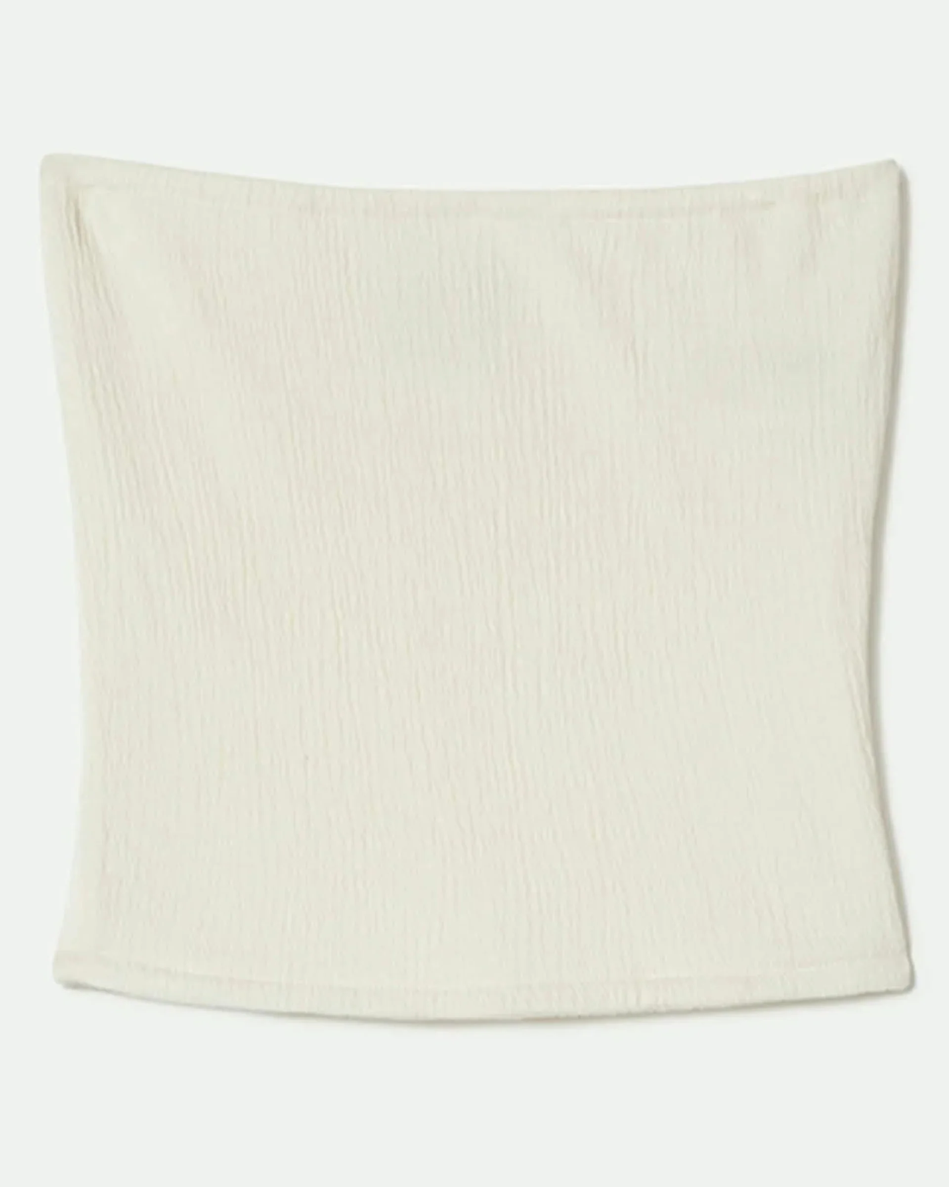 Crinkle Tube Top - Off White - Image 2