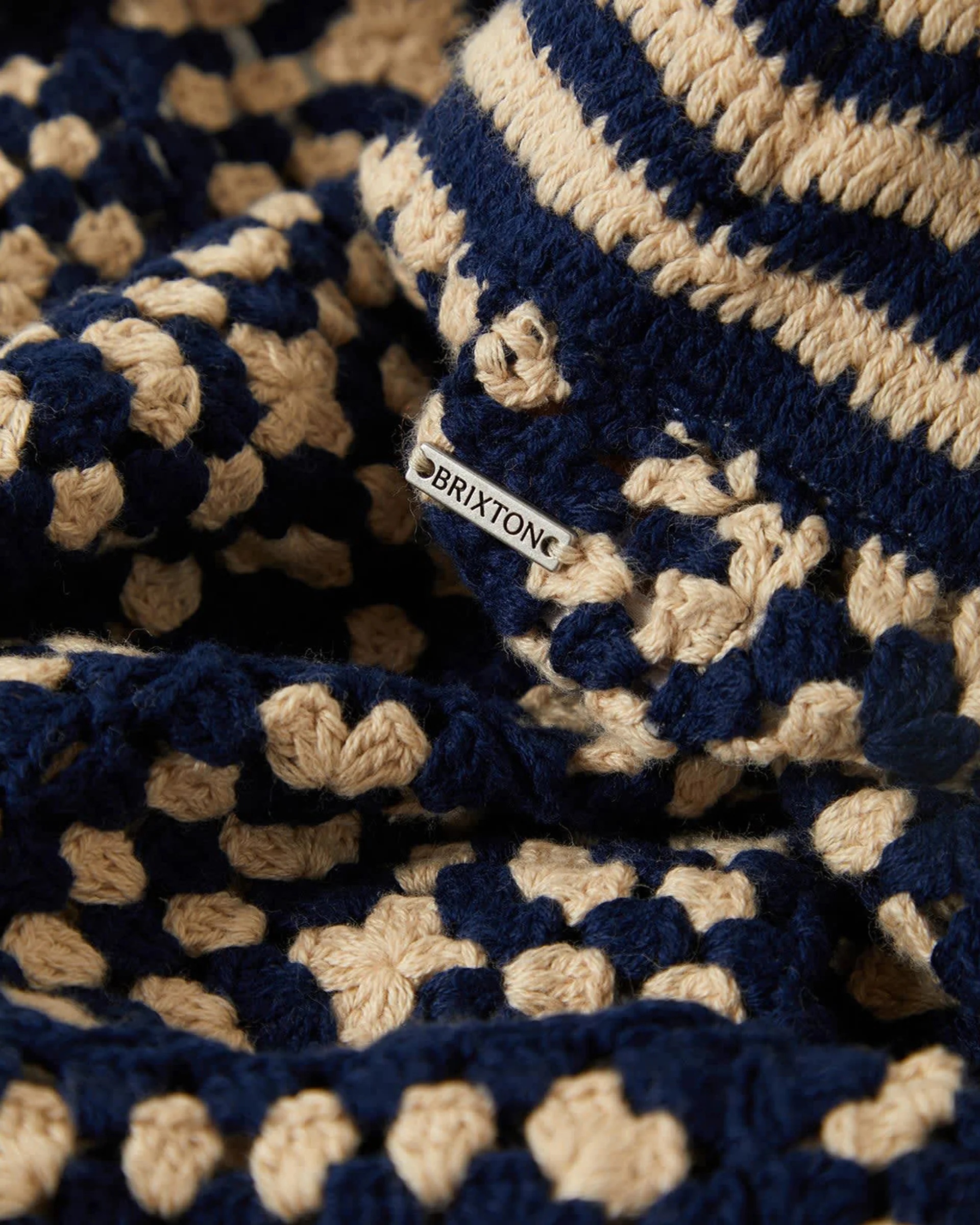 Crochet Short - Mood Indigo/Off White - Image 11