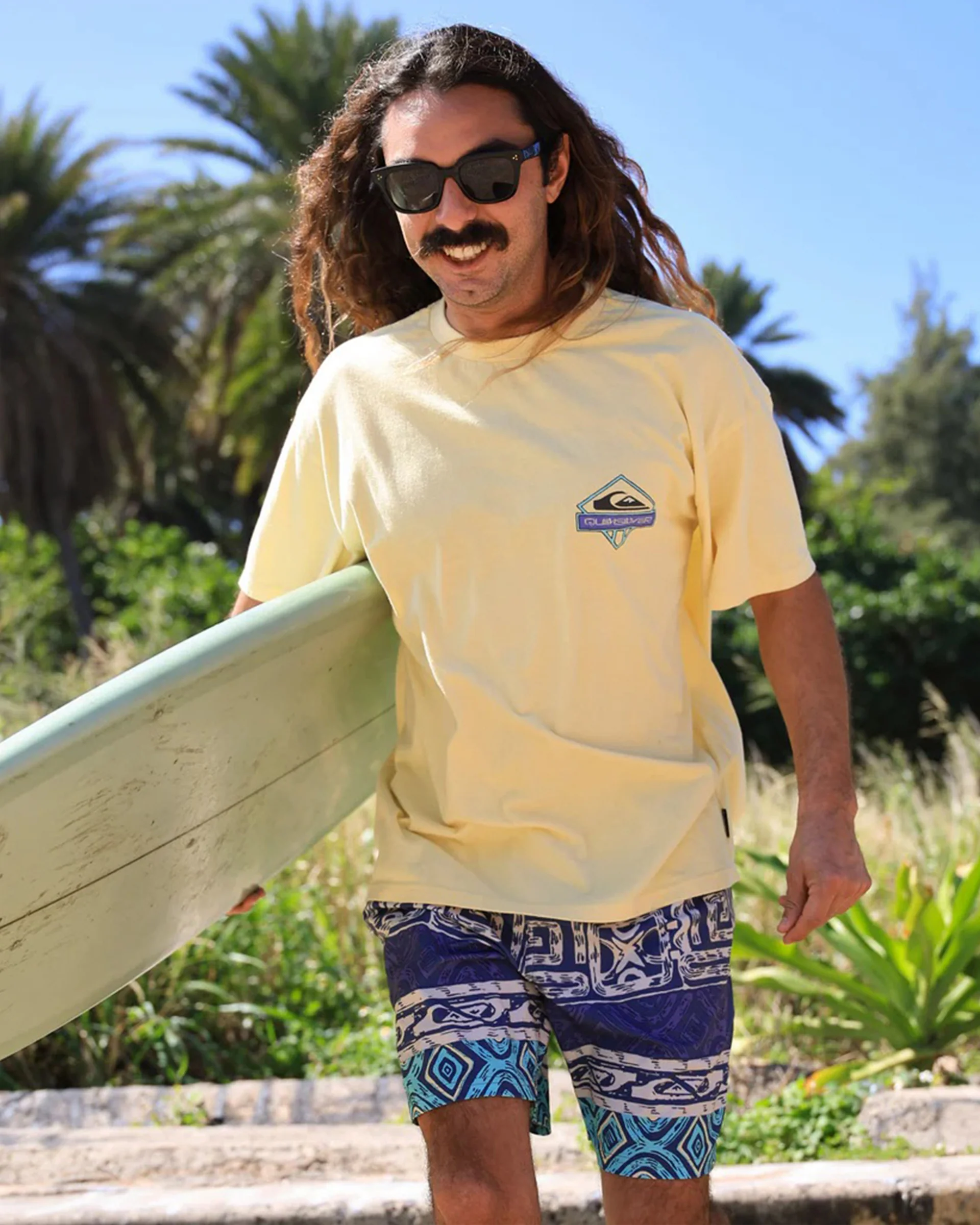 Crystal Jet S/S T-Shirt - Pale Yellow - Image 2