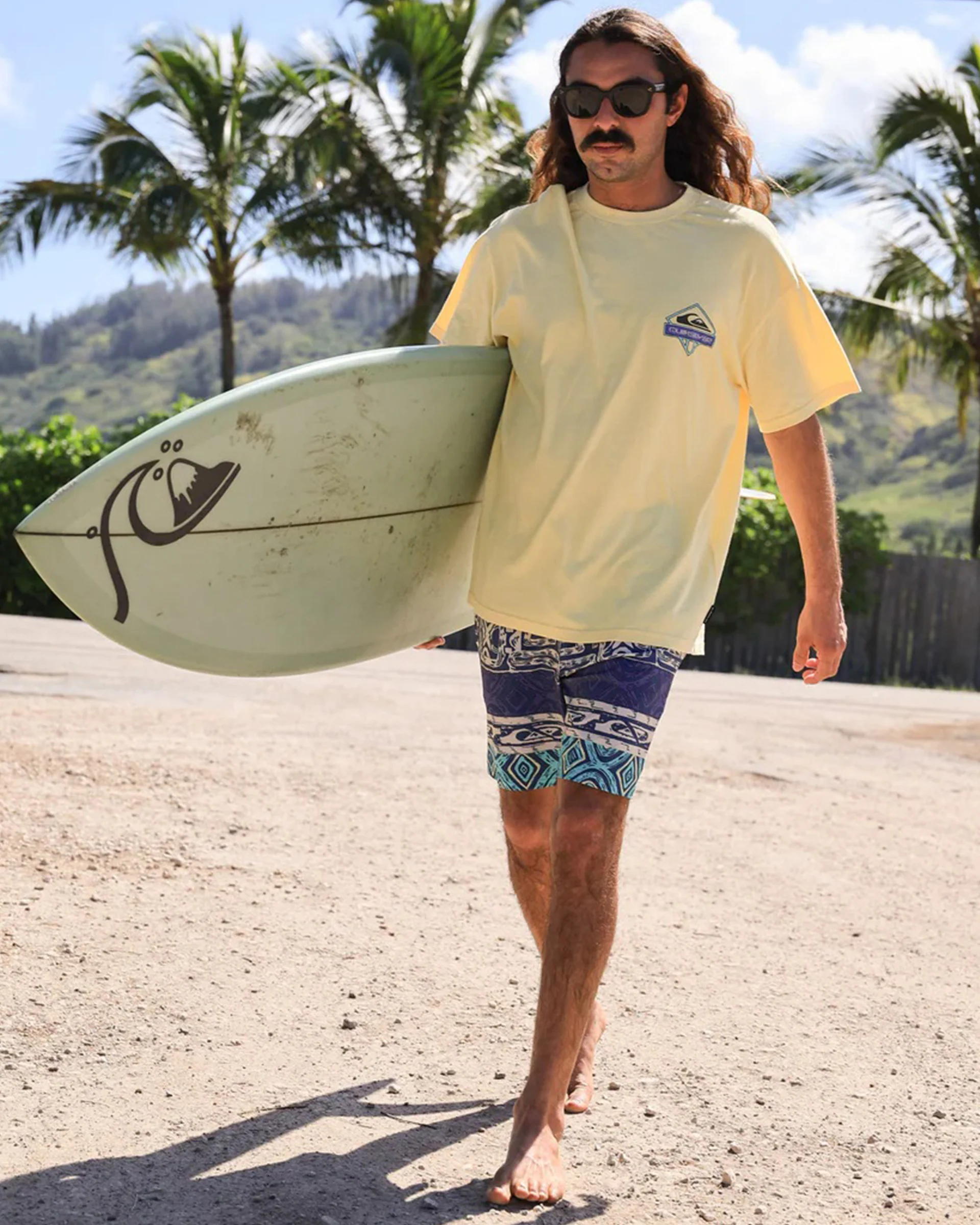 Crystal Jet S/S T-Shirt - Pale Yellow - Image 3