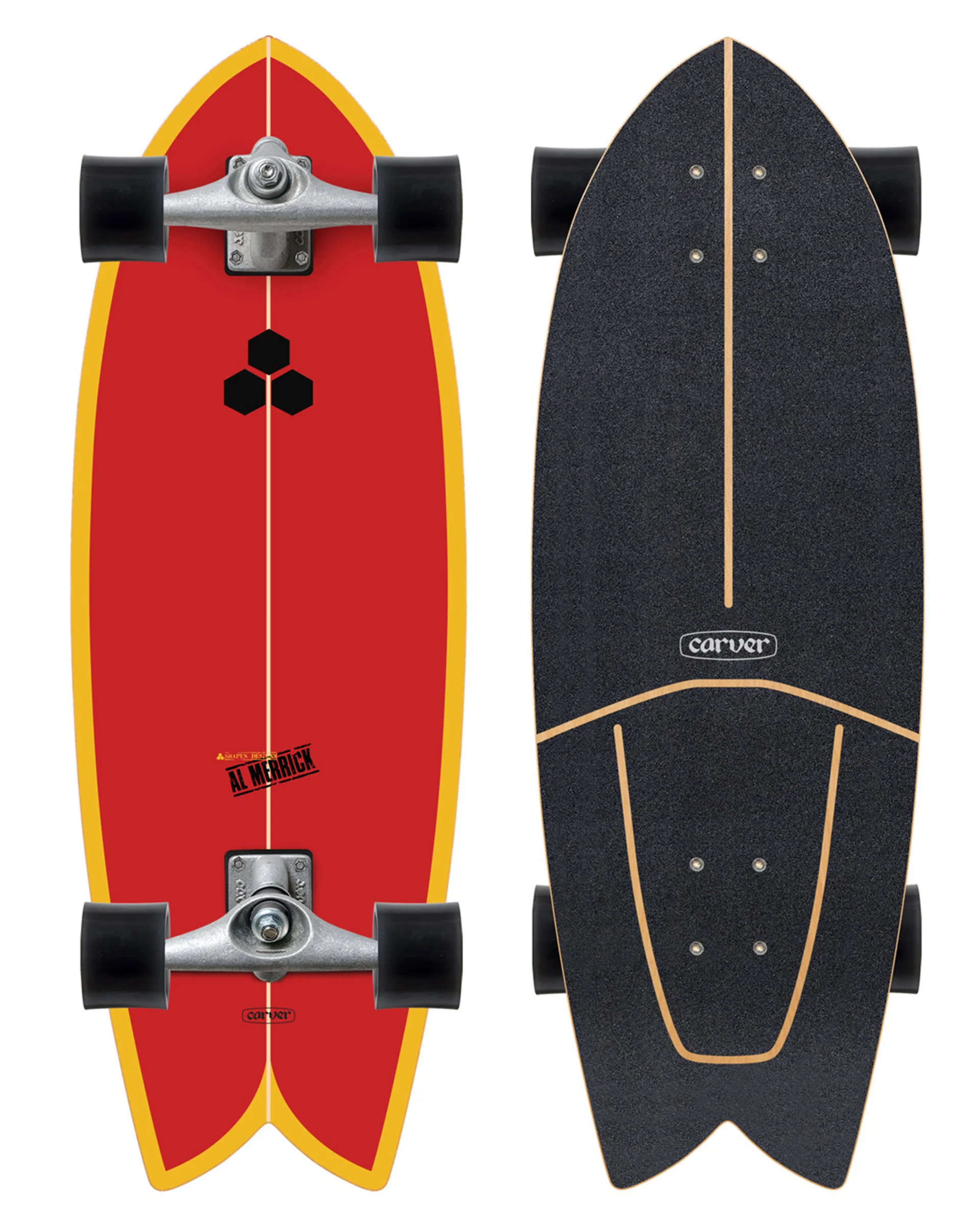 CX.4 Raw 29.25" Fish Surfskate Complete