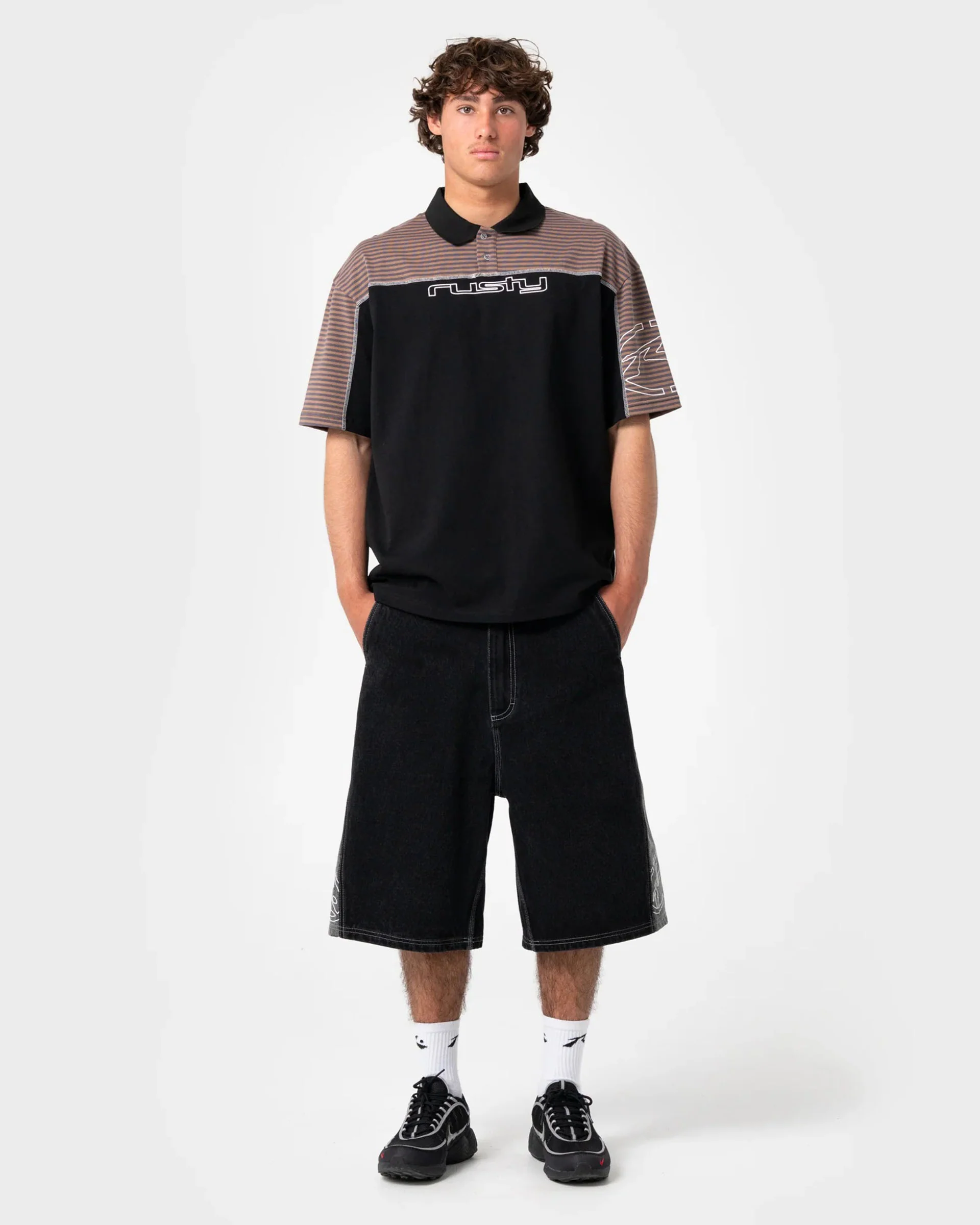 Cyber Crime S/S Polo - Black - Image 4