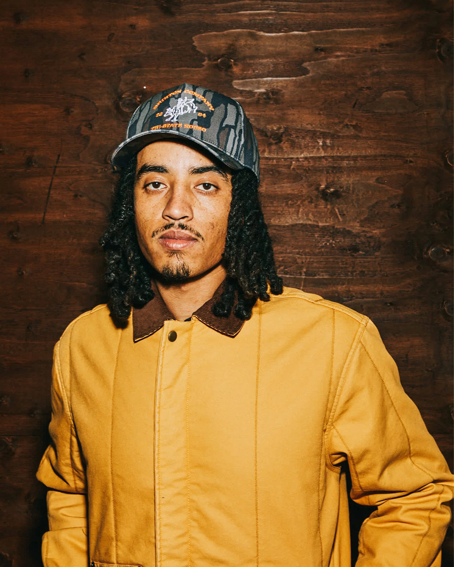 Danforth Netplus Snapback Hat - Bark Camo - Image 2
