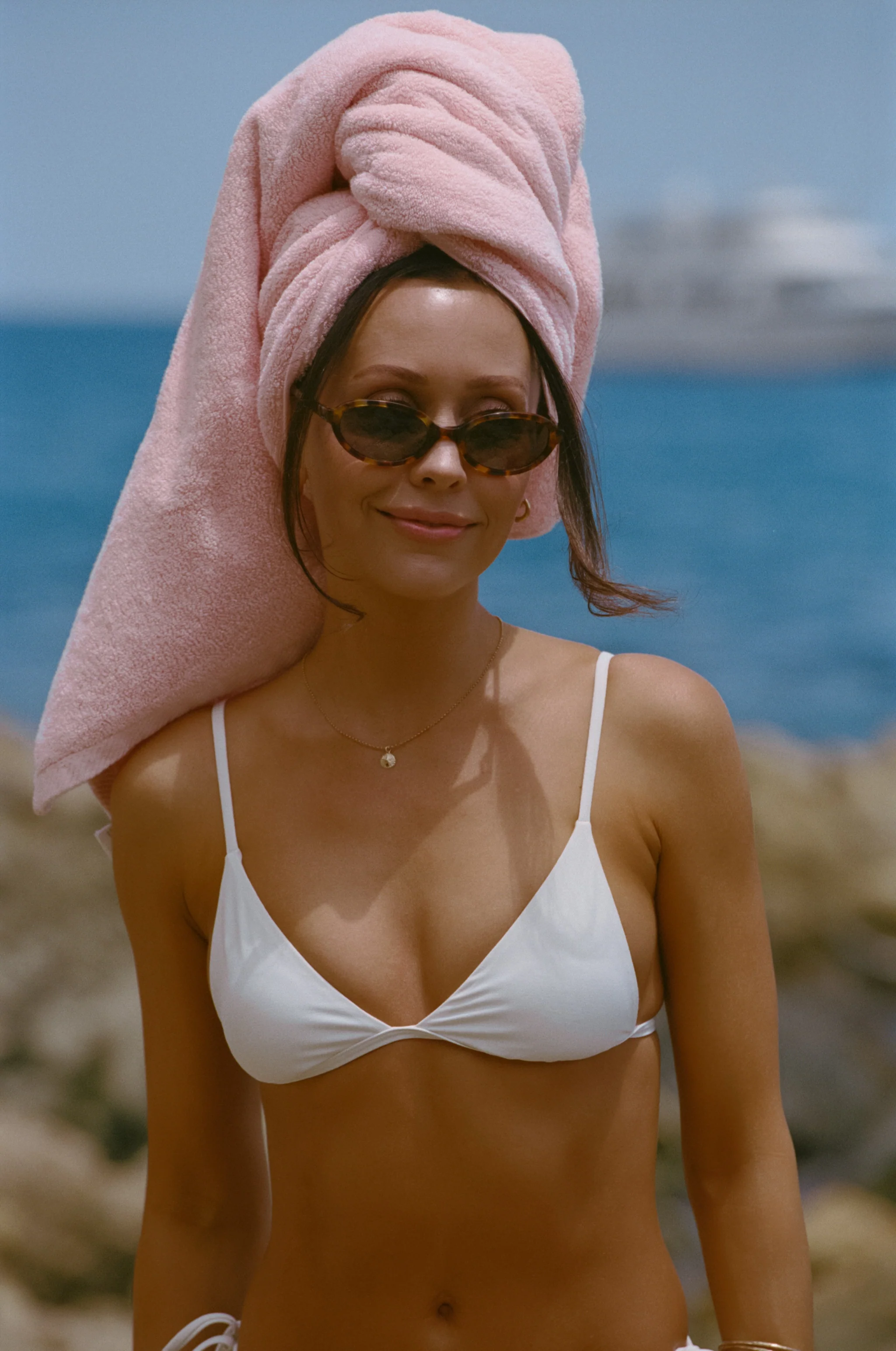 Danielle Brown Clay Swim Top - Vanilla - Image 5