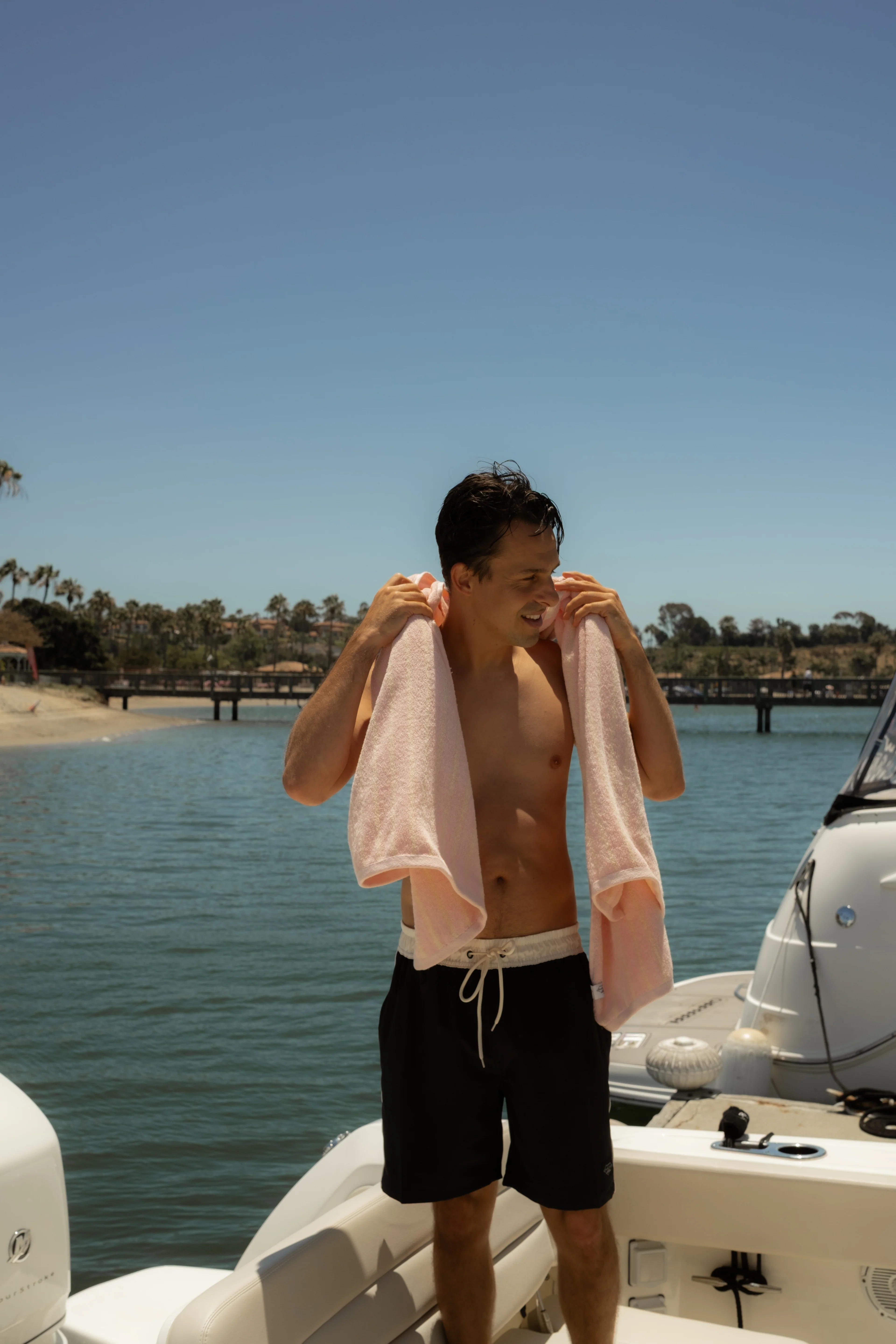 Danielle Brown Matt 15" Boardshorts - Black - Image 2