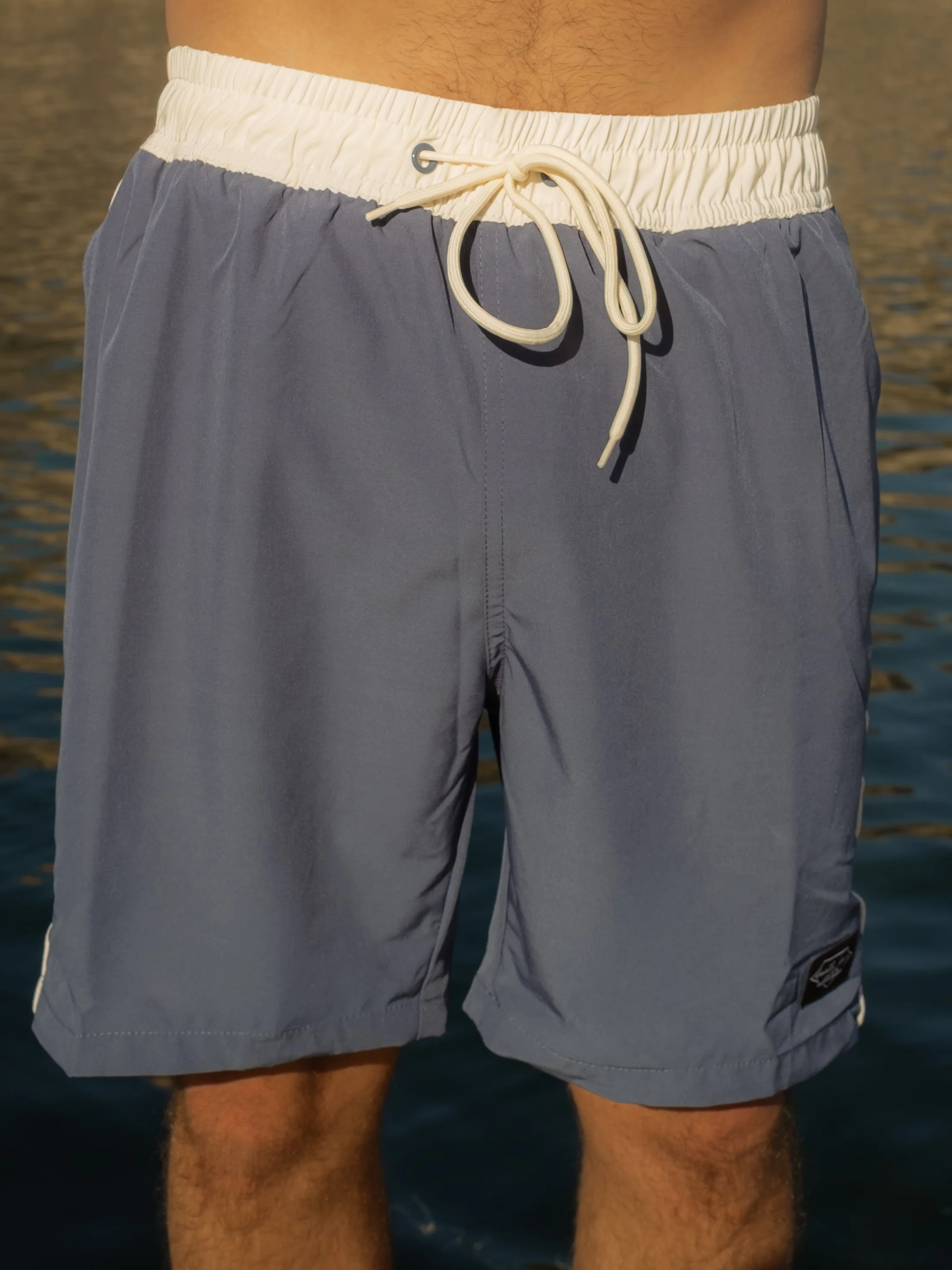 Danielle Brown Matt 15" Boardshorts - Blue