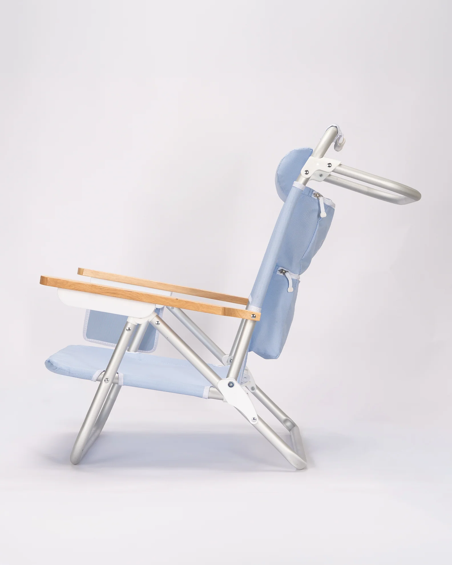 Danielle Brown Pisolino Beach Backpack Chair - Blue Raz - Image 5