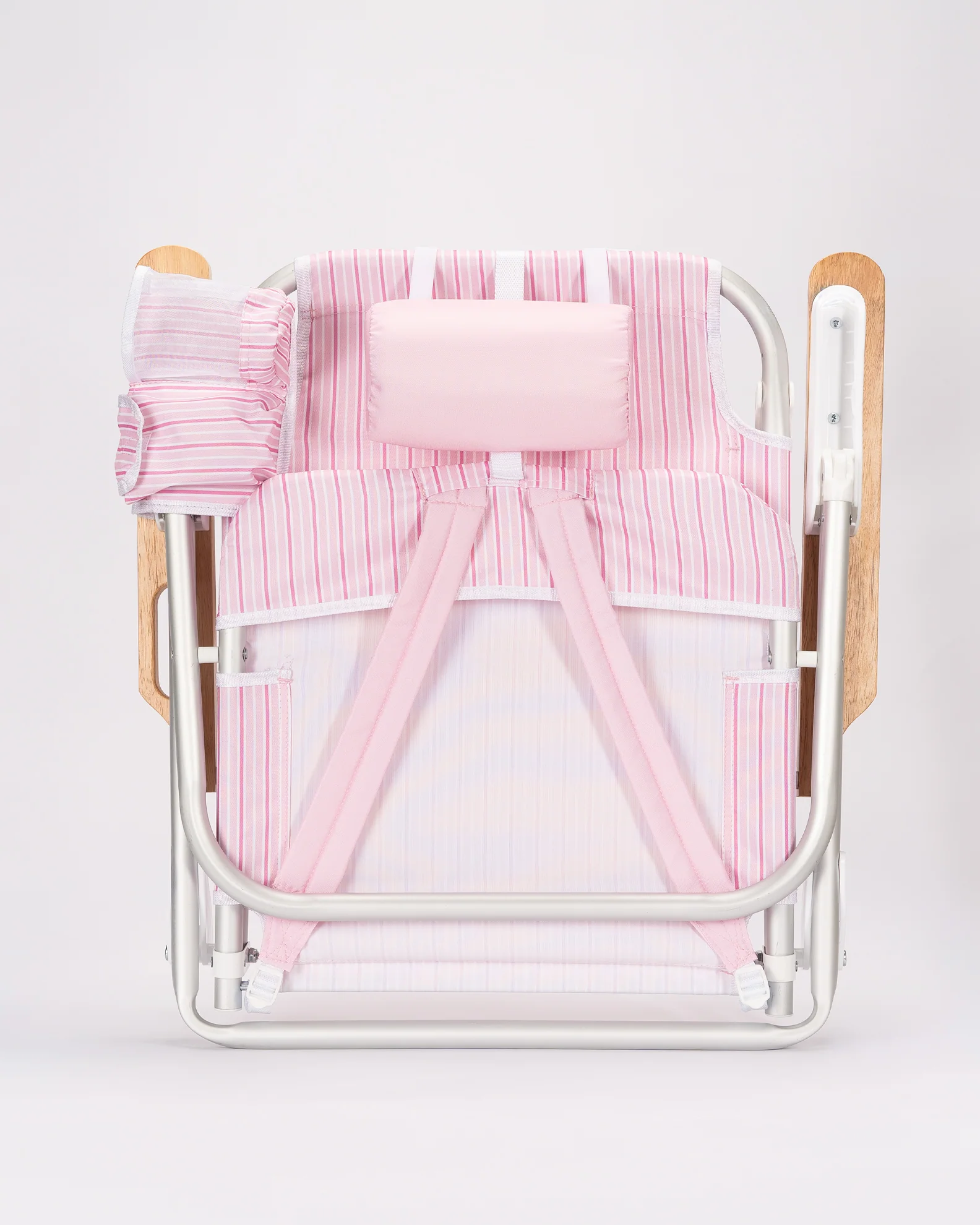 Danielle Brown Pisolino Beach Backpack Chair - Strawberry Stripe - Image 6