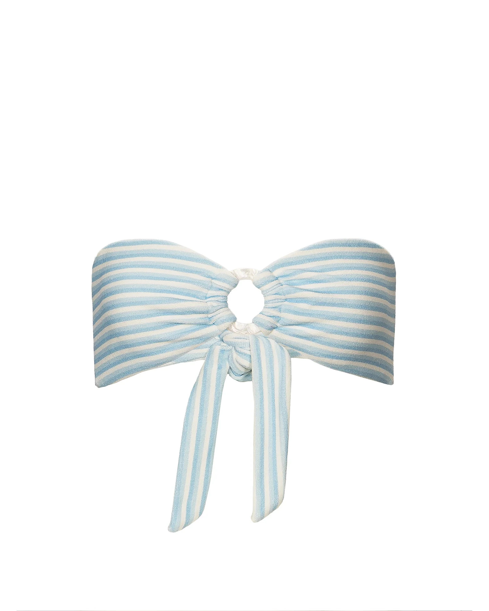 Danielle Brown Isabella Swim Top - Blue Raz Stripe - Image 8