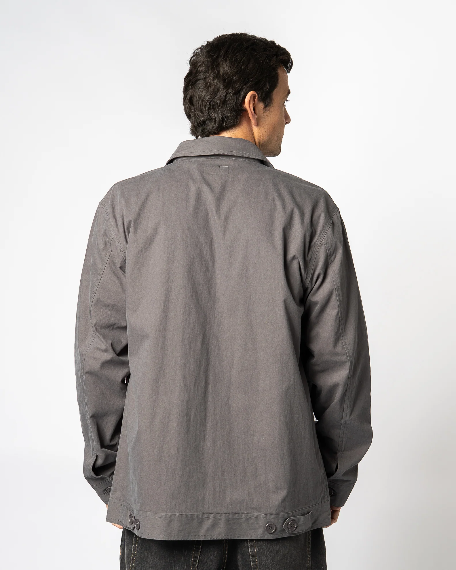 Dansby Zip-Up Jacket - Charcoal - Image 6