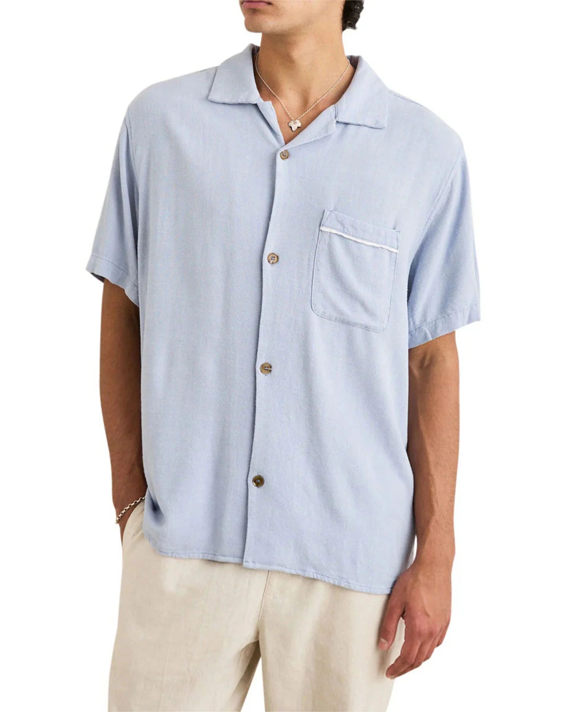 Daytona S/S Shirt - Sky