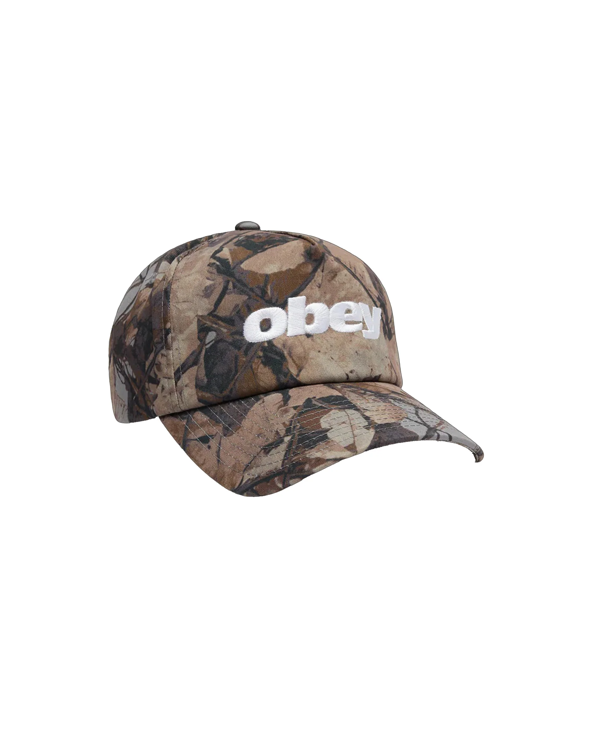 Delta 5 Panel Snapback Hat - Fence Camo Multi