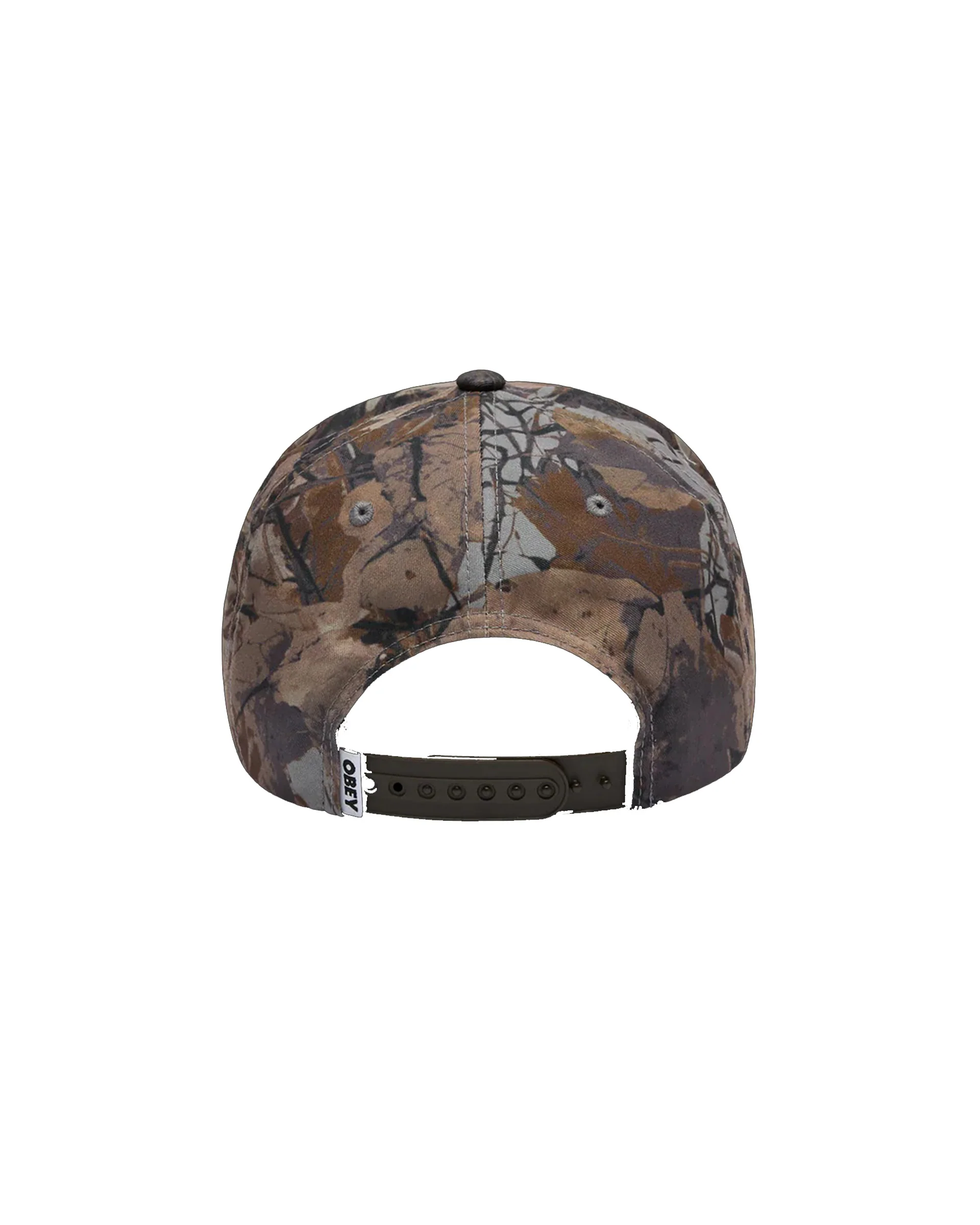 Delta 5 Panel Snapback Hat - Fence Camo Multi - Image 2