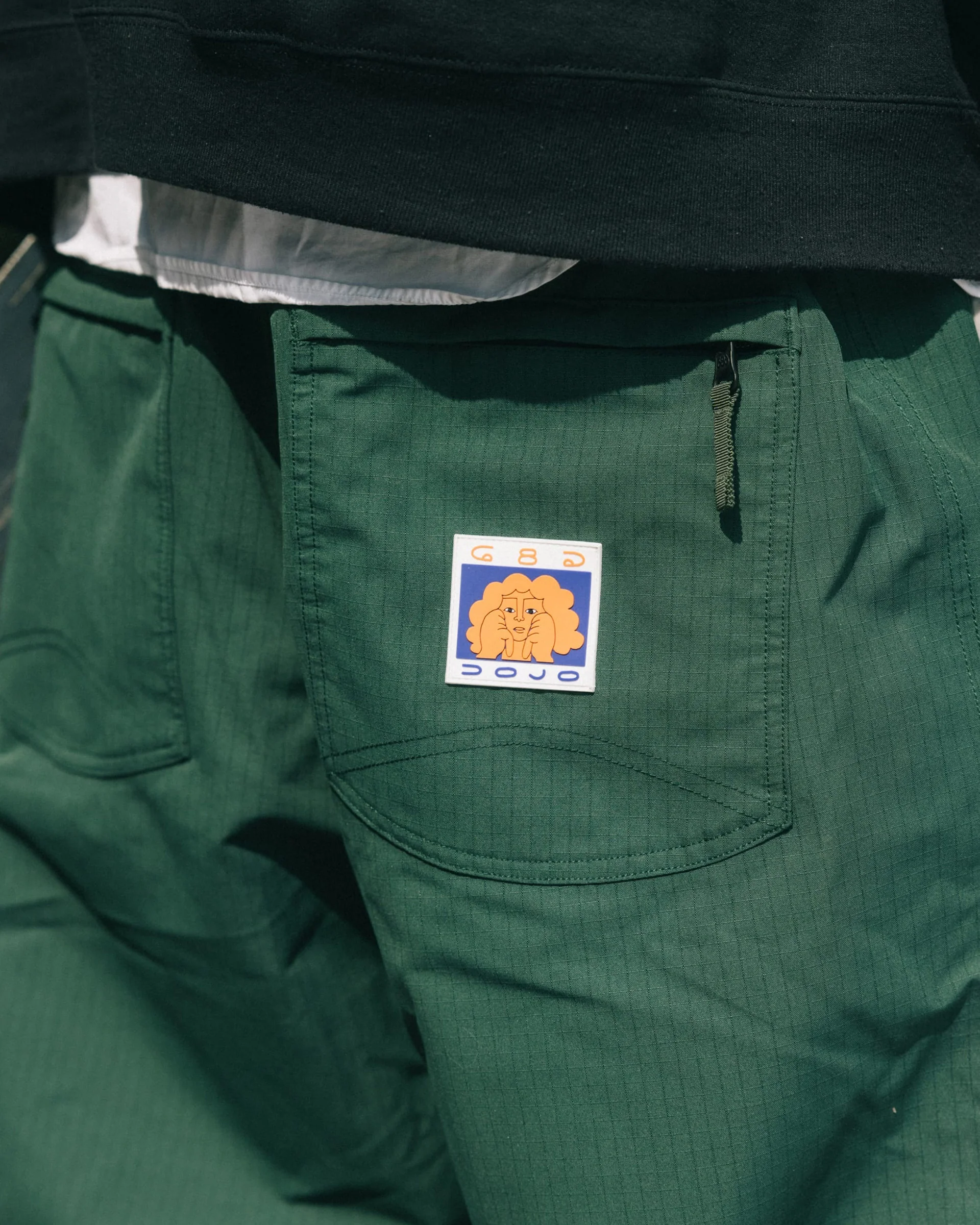 Dojo Pants - Moss Green Ripstop - Image 6