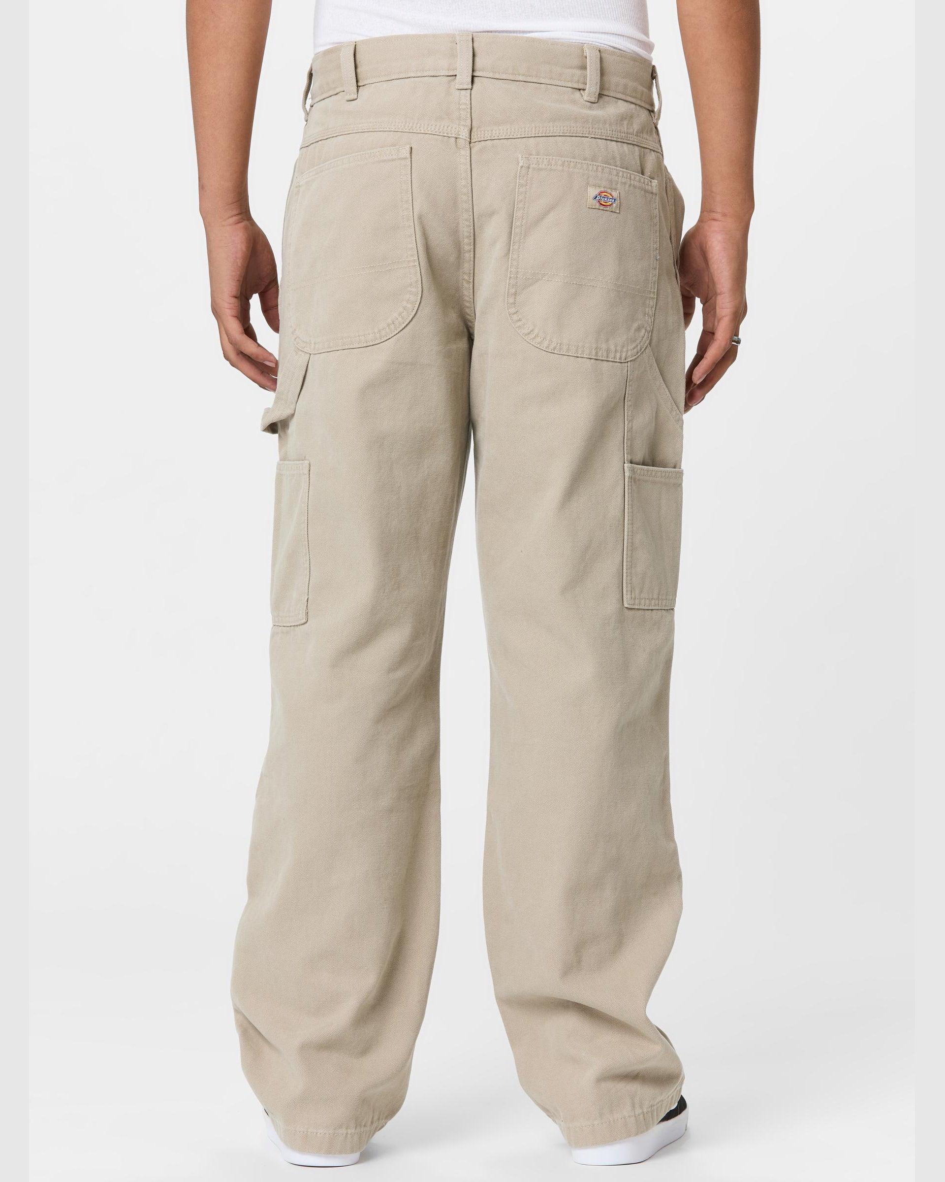 Double Knee Canvas Carpenter Pants - Desert Sand - Image 2