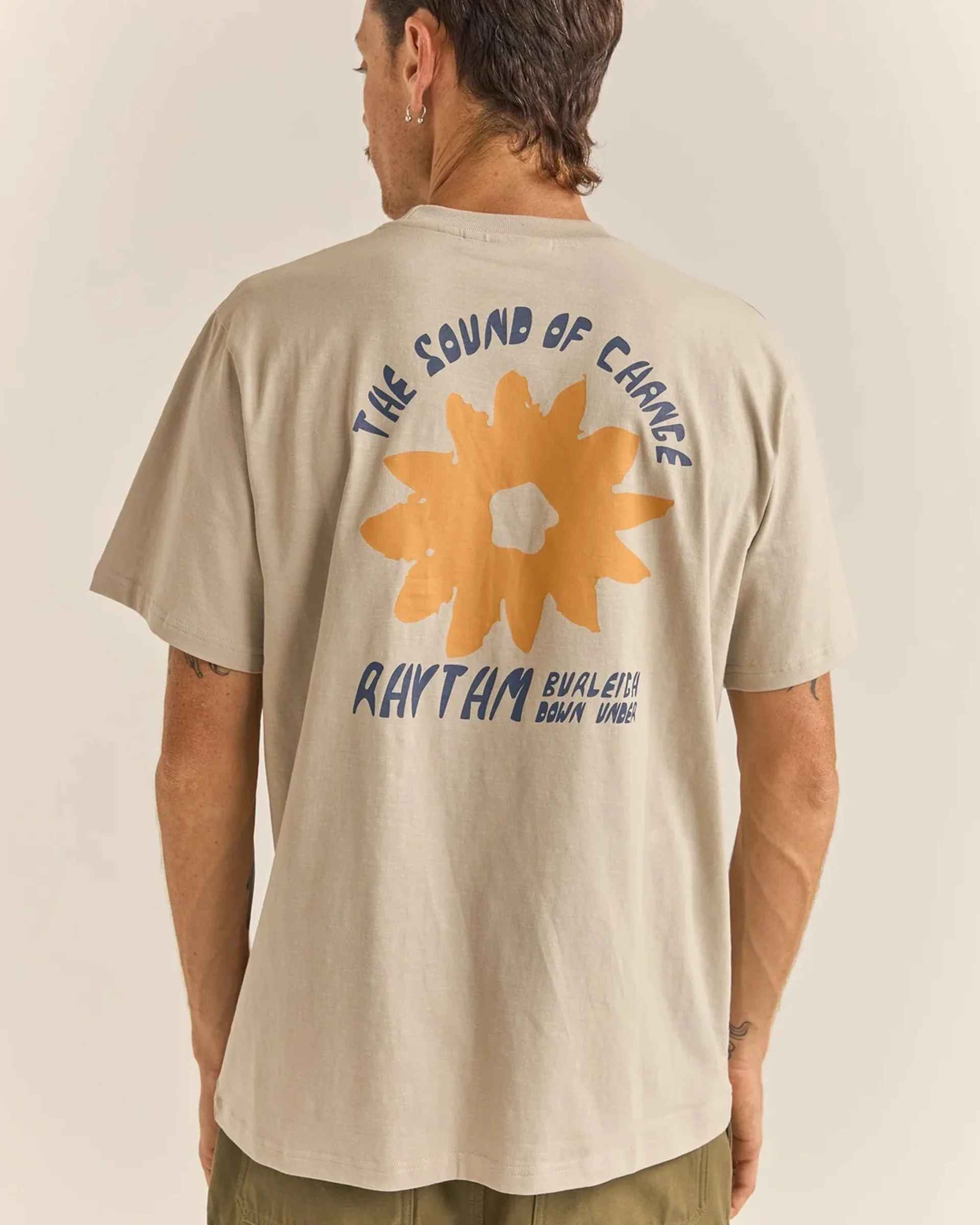 Down Under Slub S/S T-Shirt - Stone - Image 2