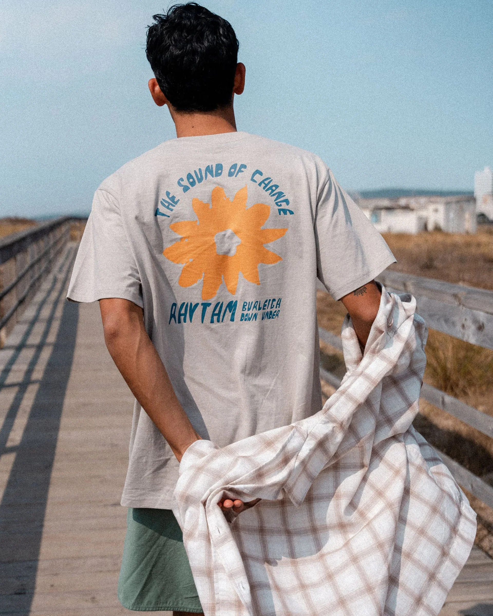 Down Under Slub S/S T-Shirt - Stone - Image 4