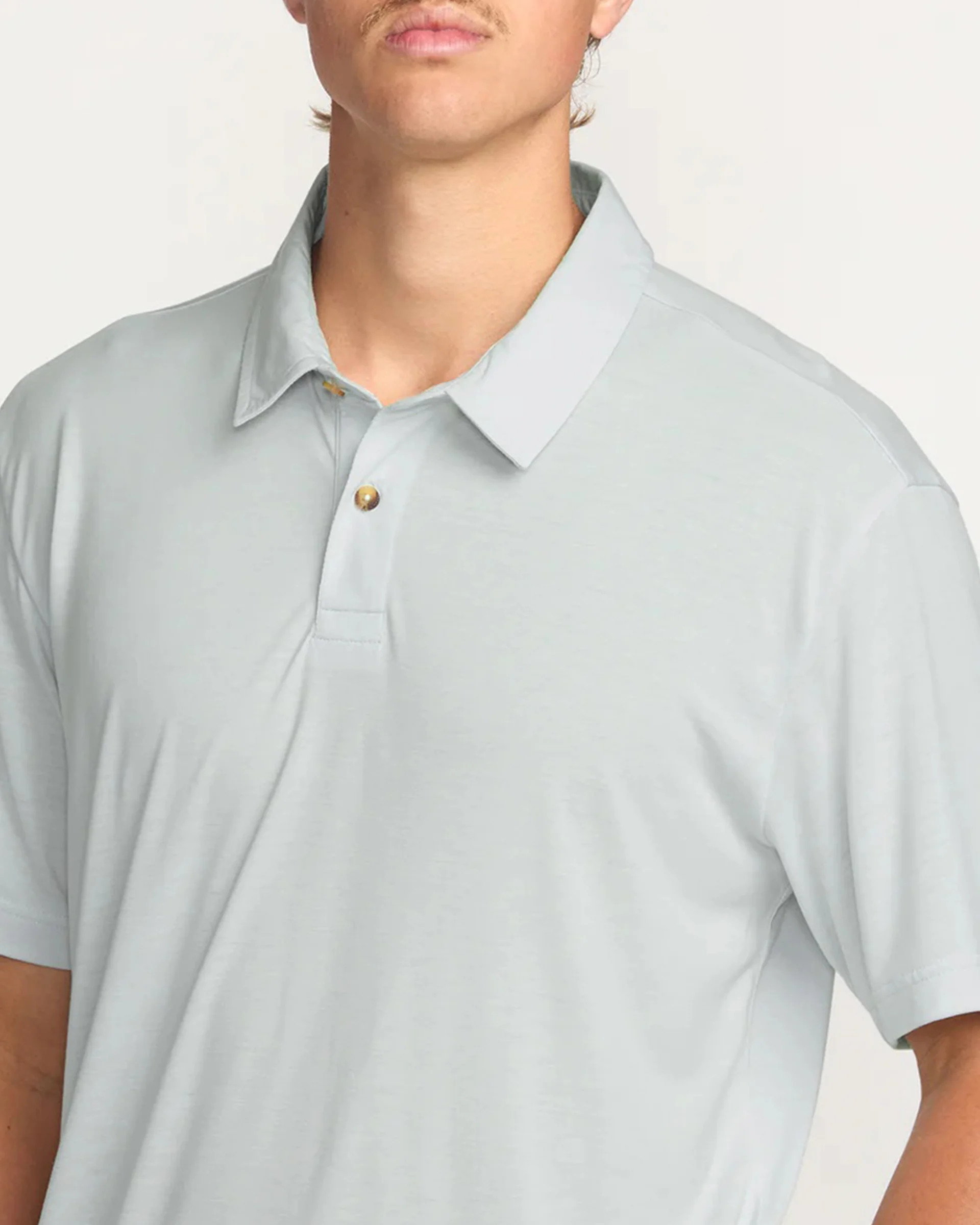 Eclipse S/S Polo Shirt - Ash Blue - Image 7