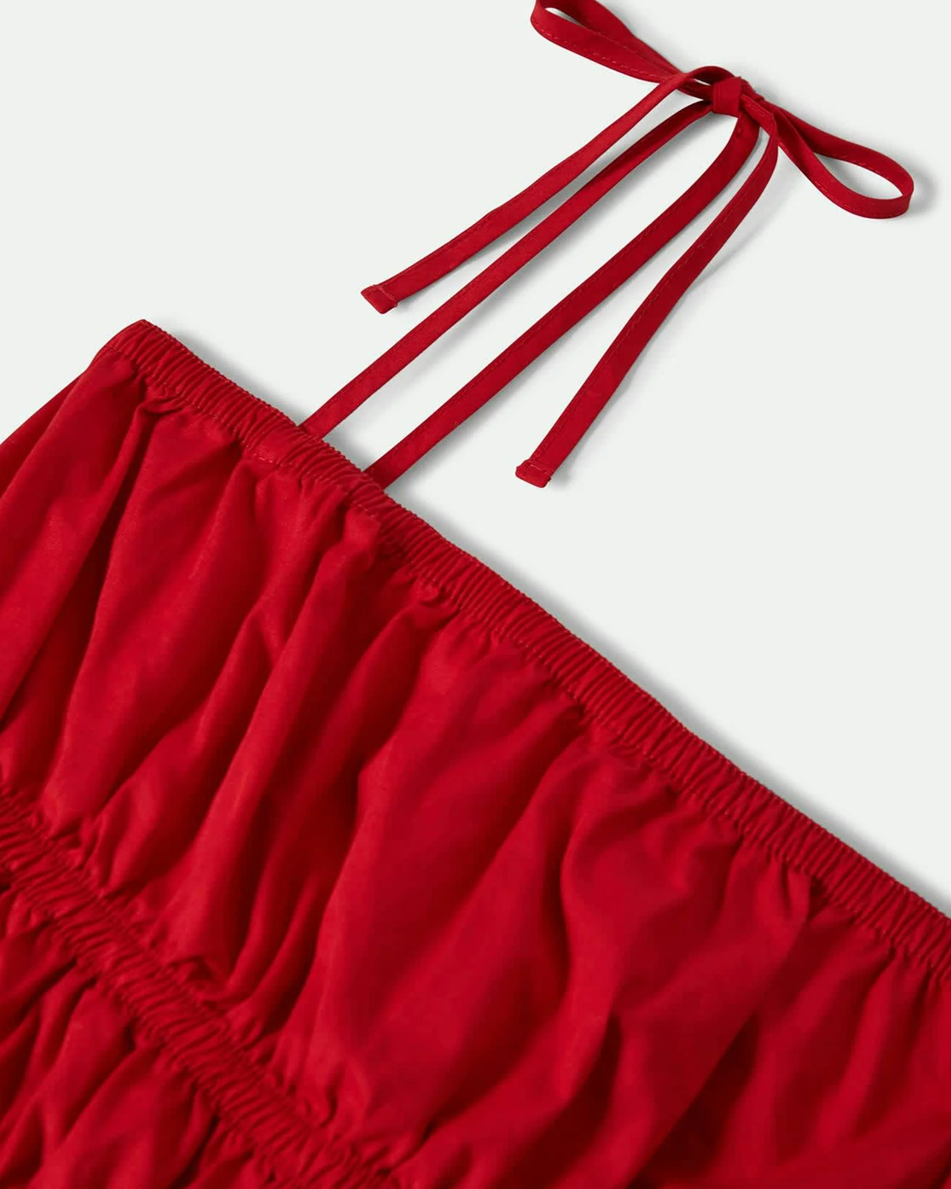 Eden Smocked Top - Crimson - Image 11