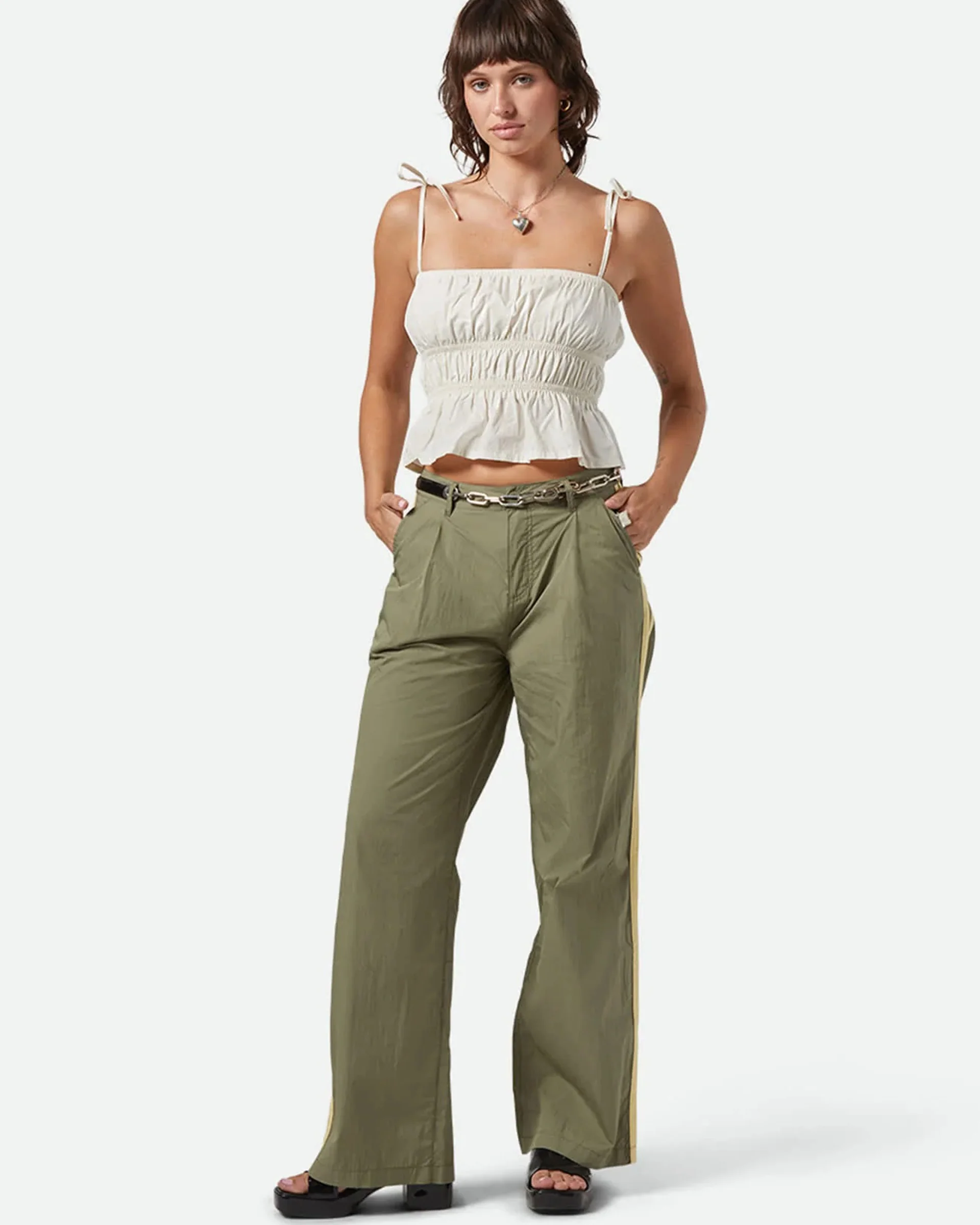 Eden Smocked Top - Off White - Image 6