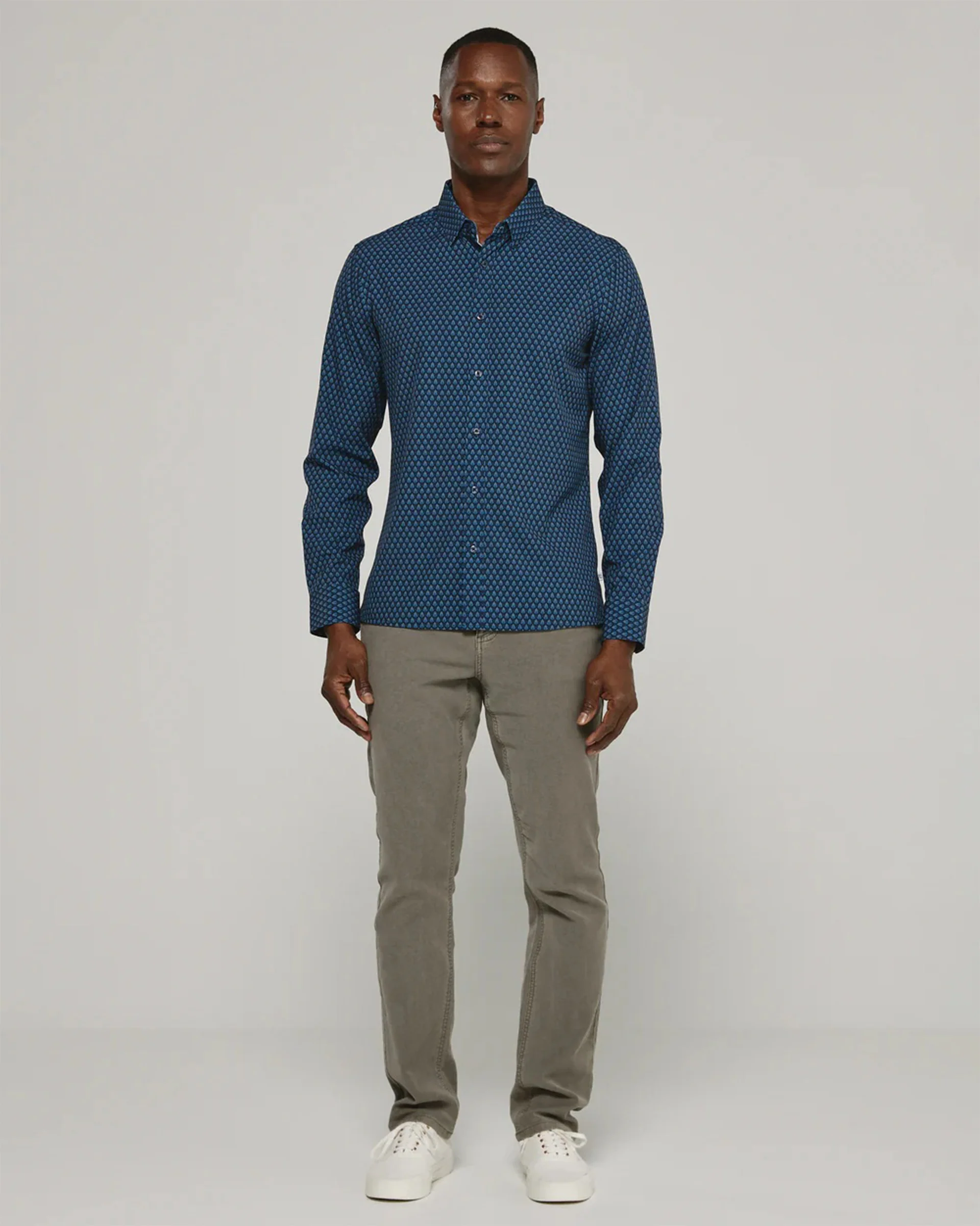 Enrys L/S Shirt - Navy - Image 4