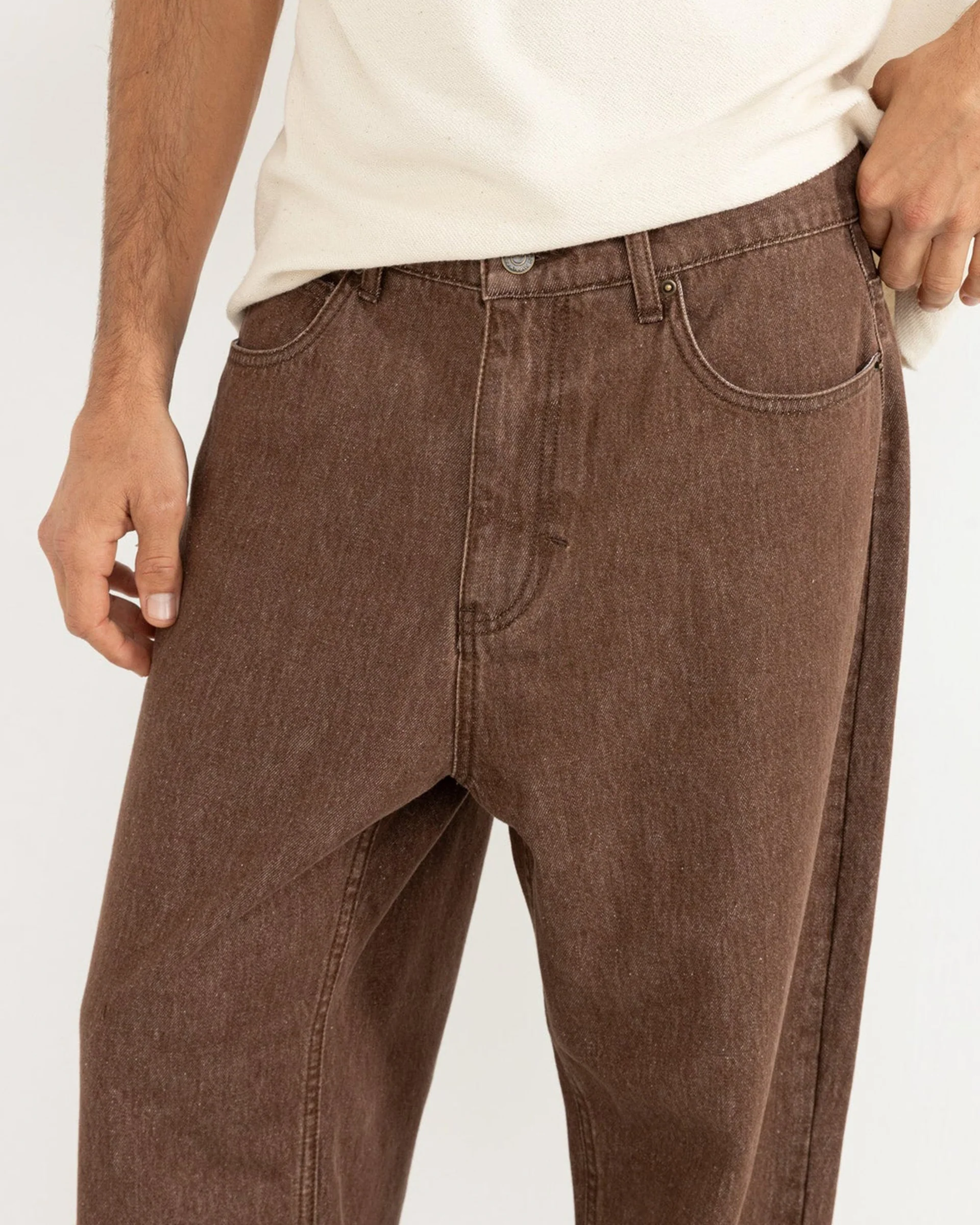 Essential Jean - Washed Brown - Image 3