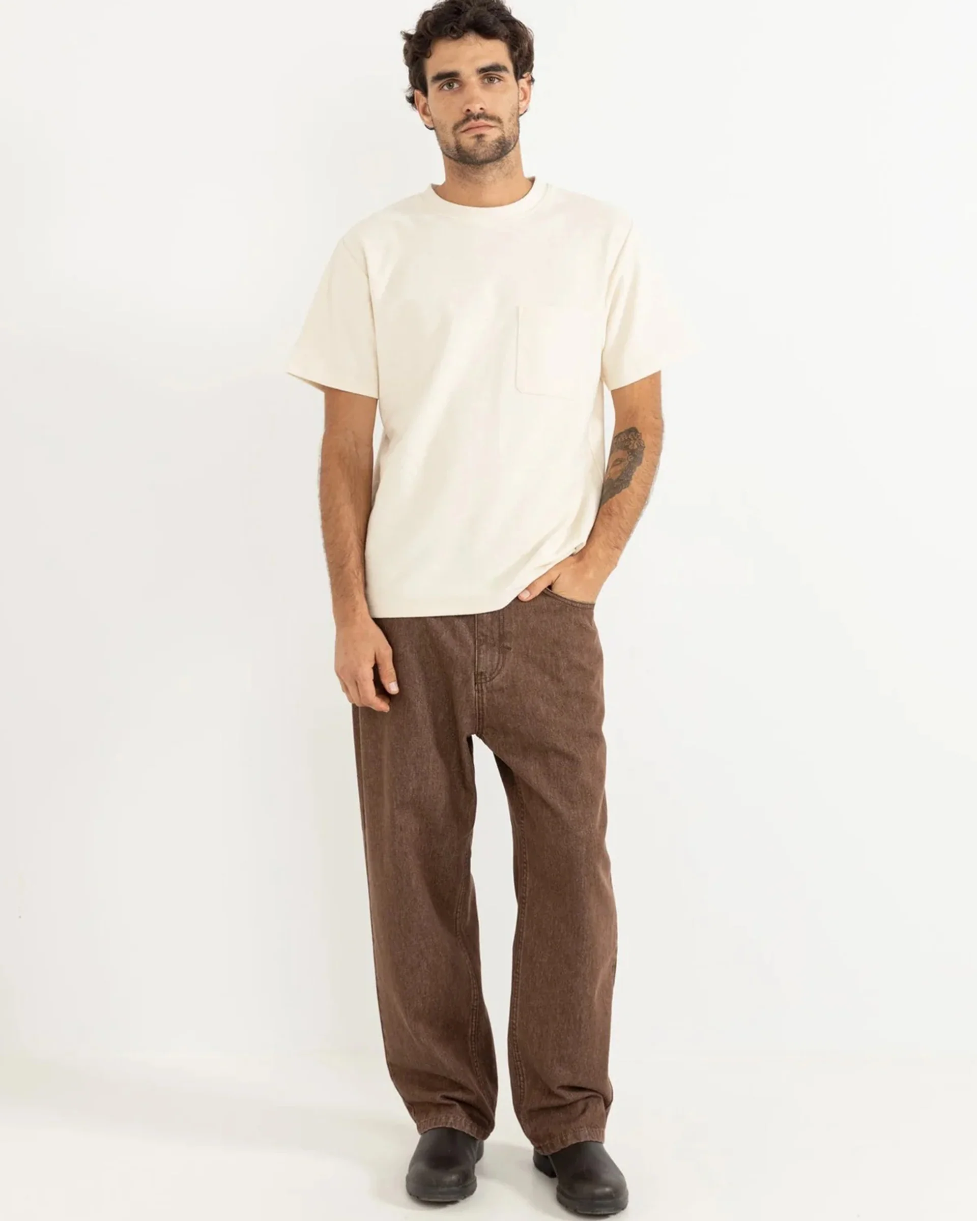 Essential Jean - Washed Brown - Image 5
