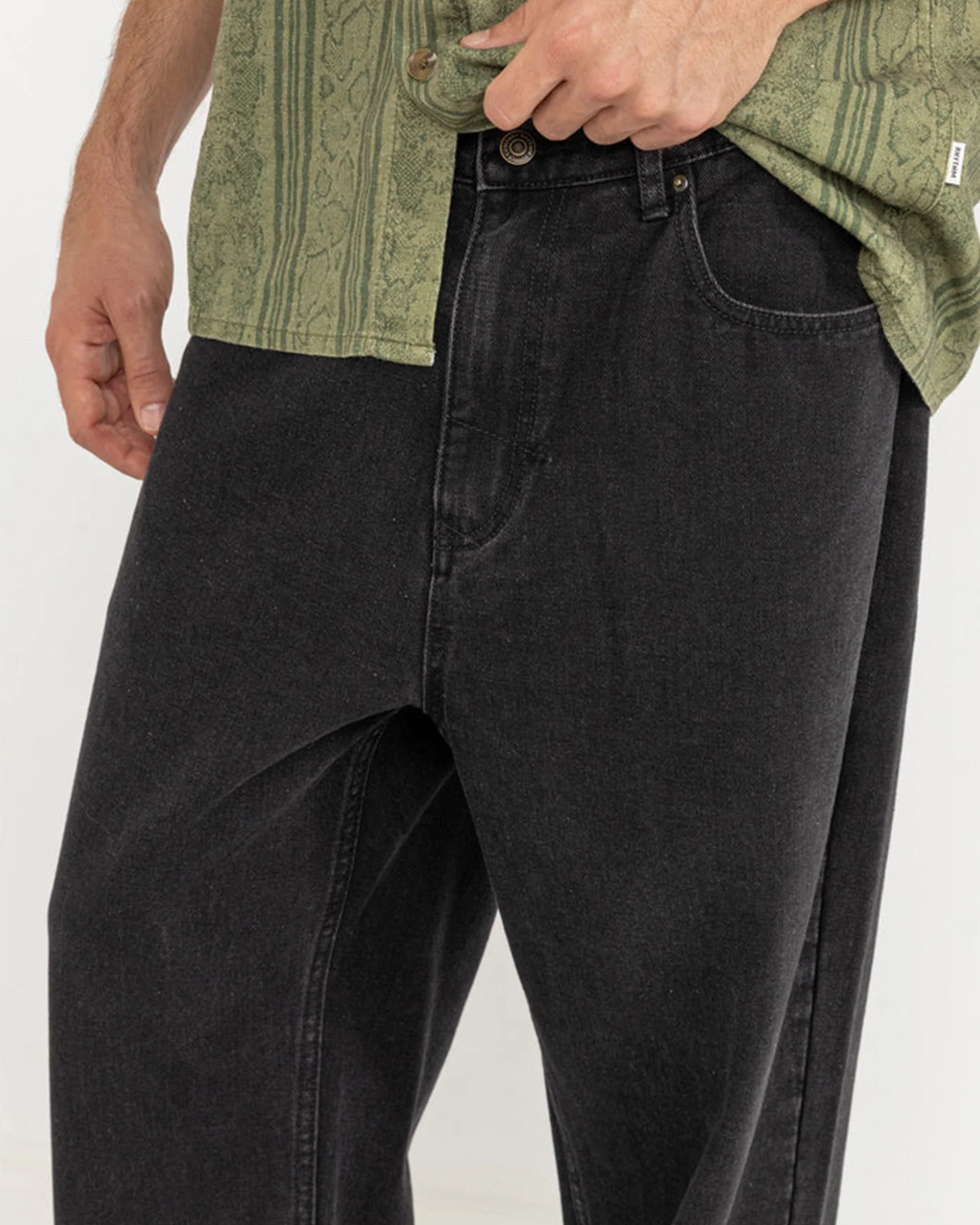 Essential Jean - Worn Black - Image 3