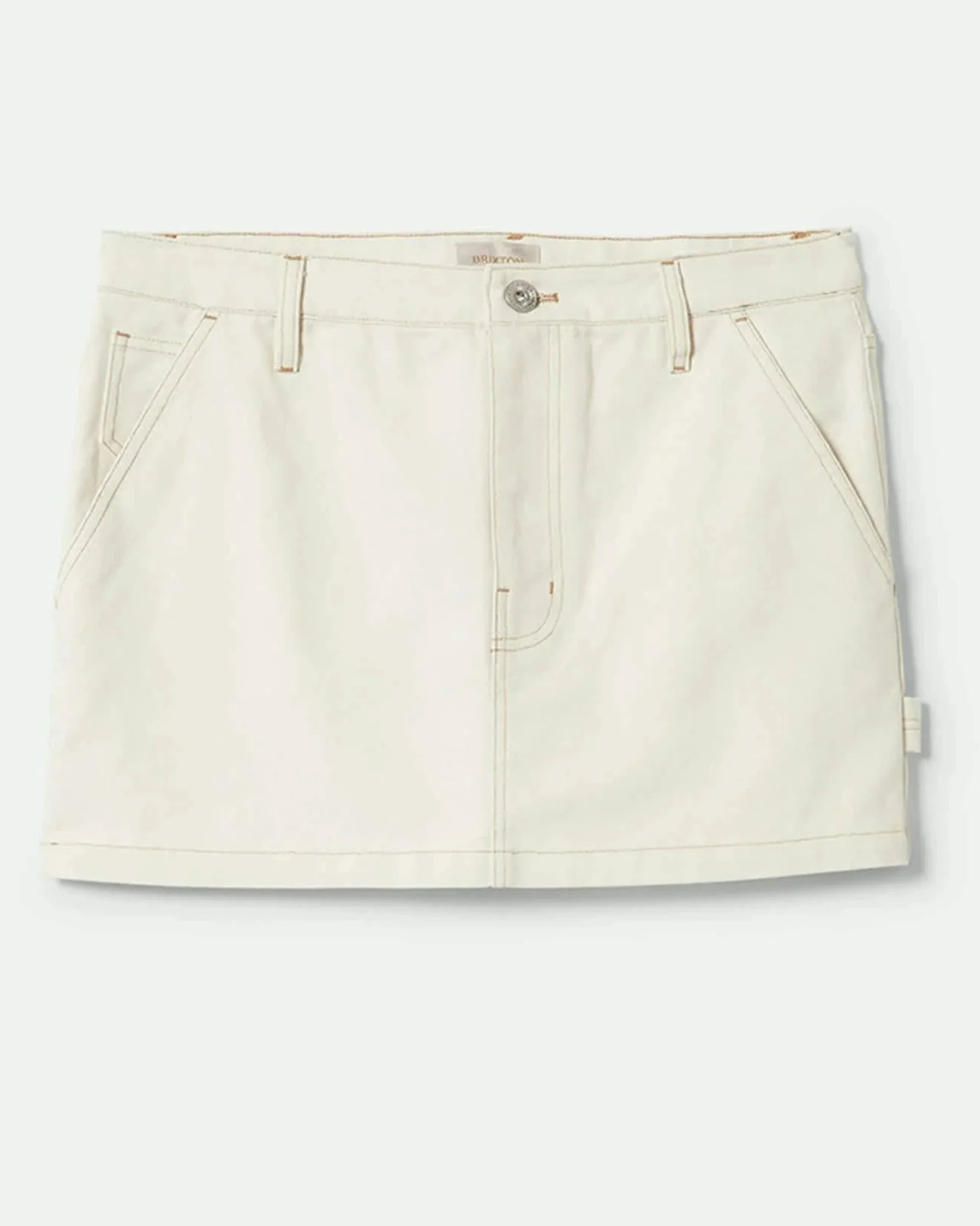 Essex Painter Mini Skirt - Egret White - Image 2