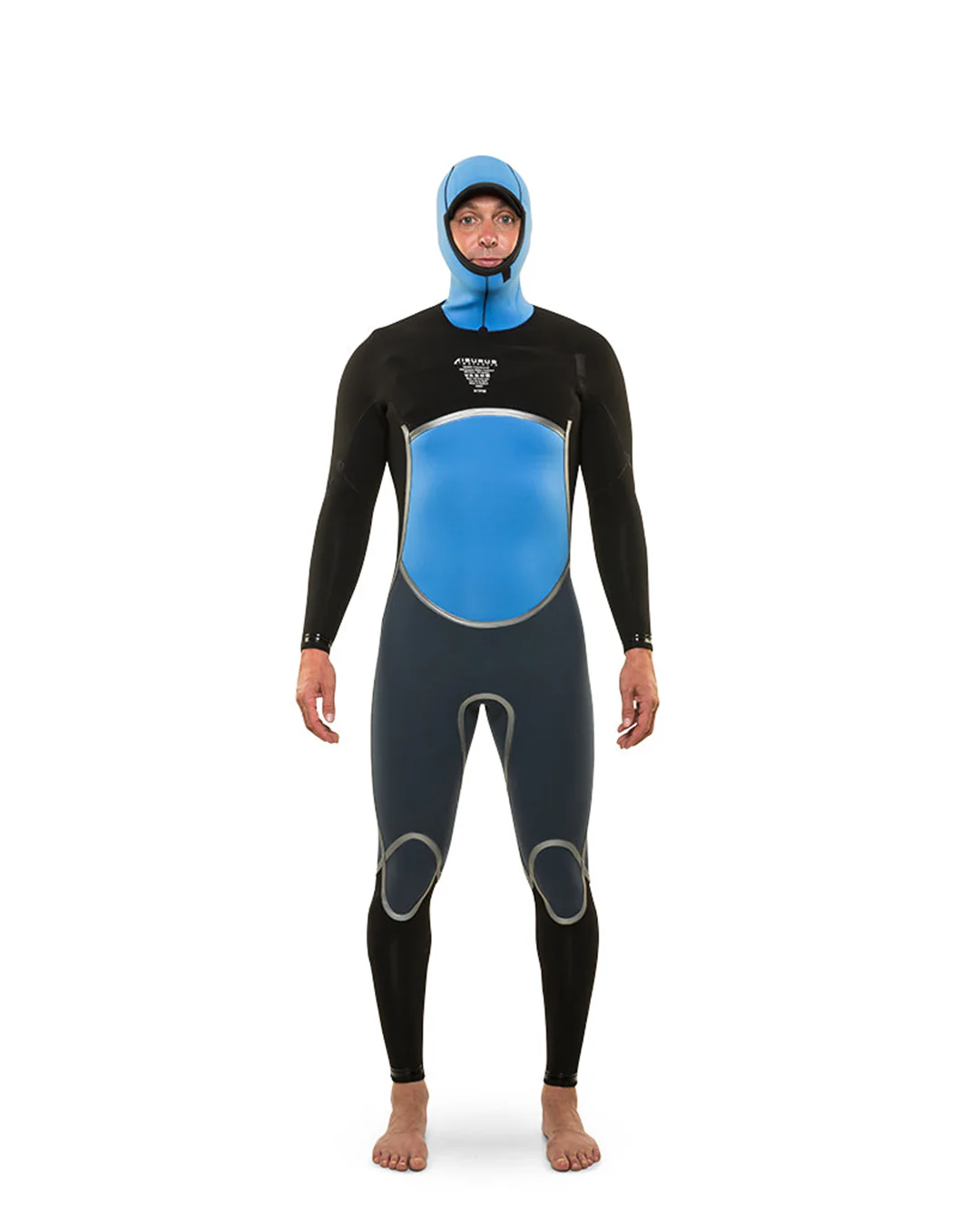 Evade 4.3 Hooded Chest Zip Winter Wetsuit - Image 9