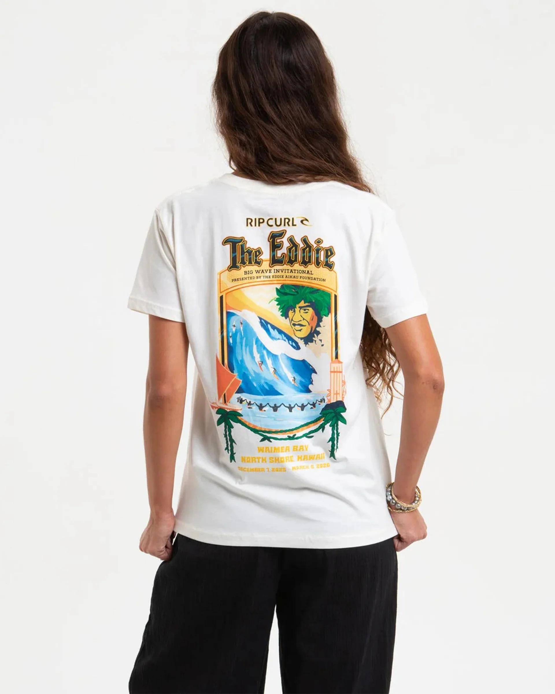 Eddie Would Go Standard Tee - Bone - Image 3