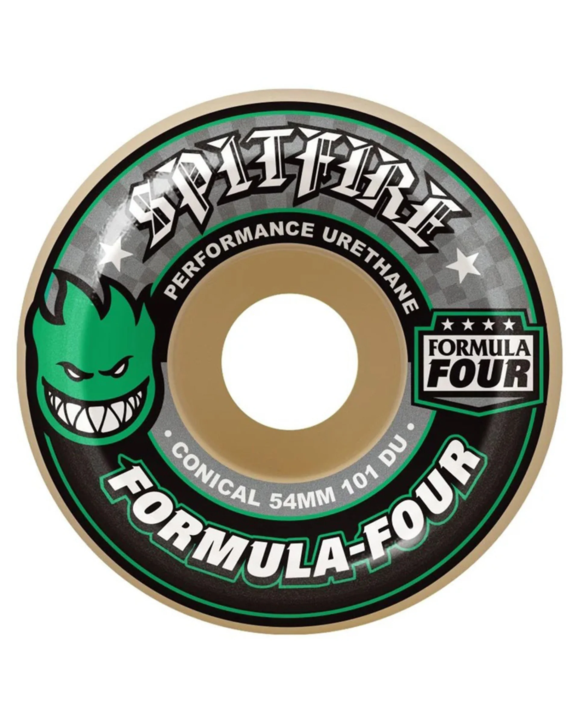 F4 101a Conical 54mm Wheels - Green