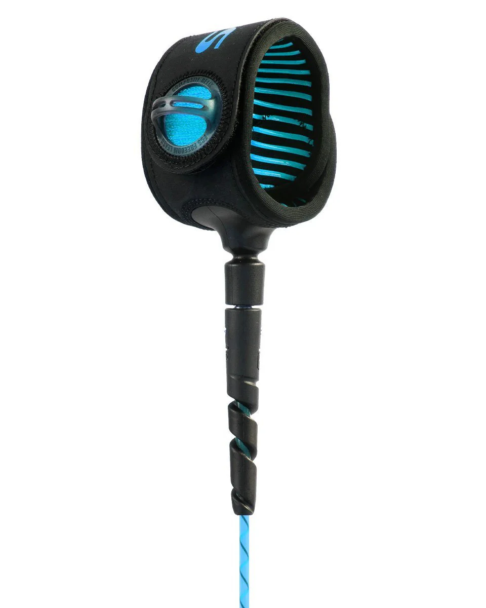 9' FCS Freedom Helix All Around Longboard Ankle Leash - Image 2