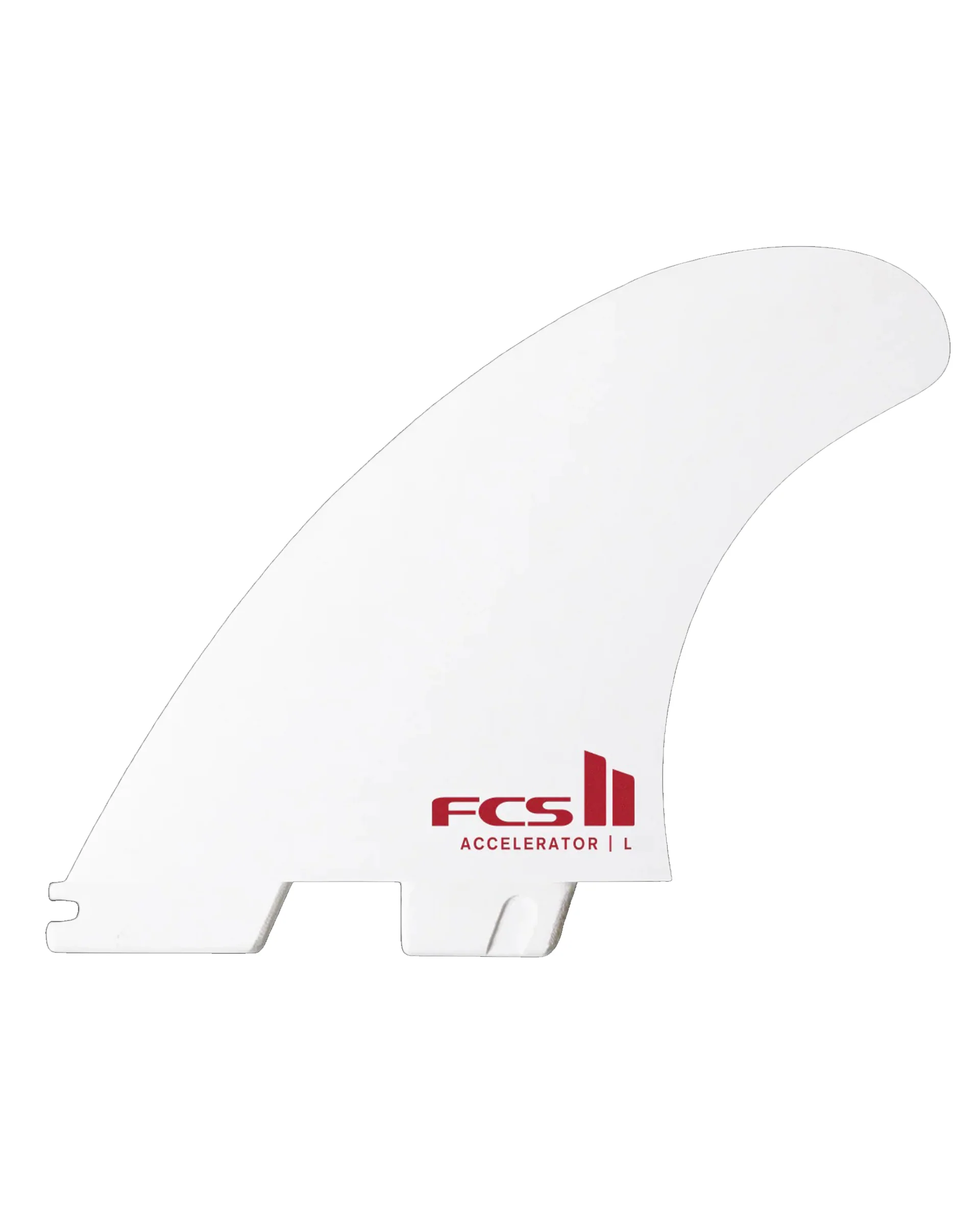 FCS II Accelerator White Edition Tri Fin Set (M)